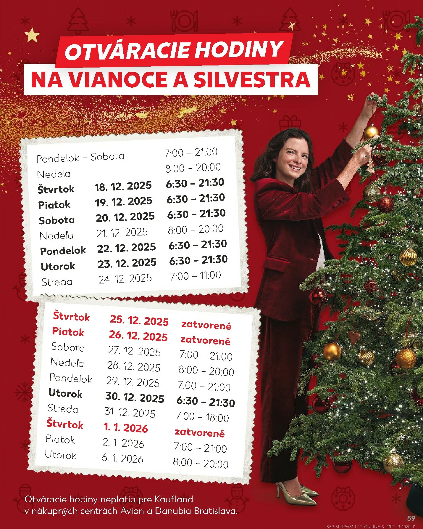 kaufland - Leták Kaufland platný od 18.12. do 24.12. - page: 59