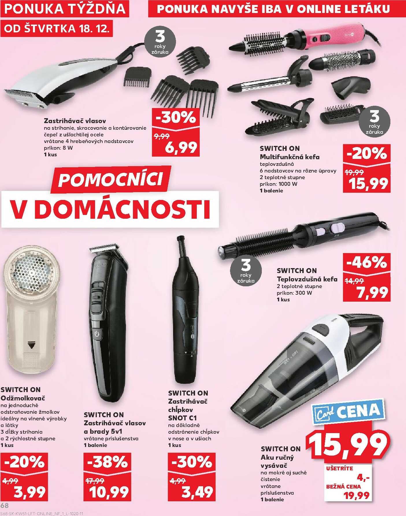 kaufland - Leták Kaufland platný od 18.12. do 24.12. - page: 68