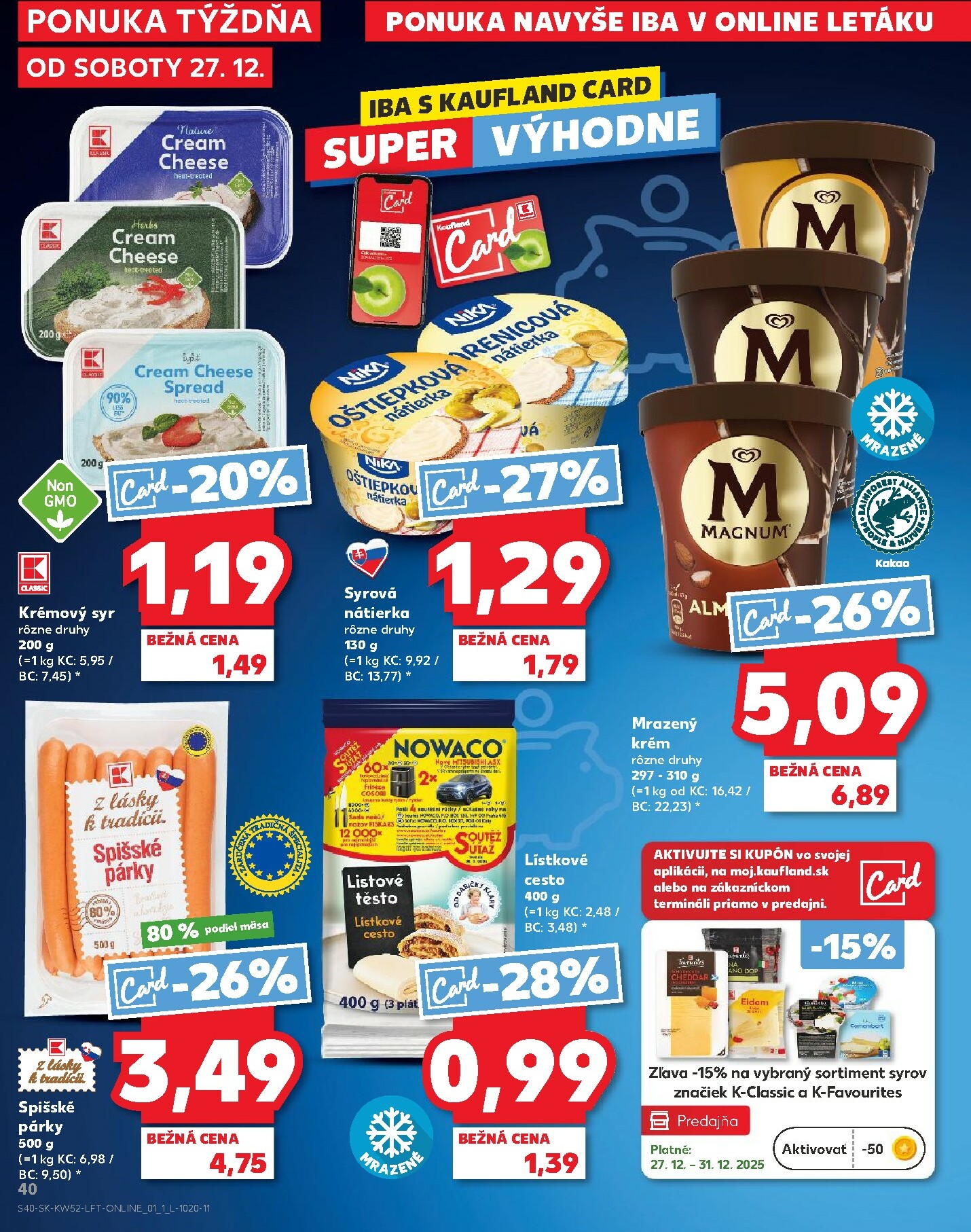 kaufland - Leták Kaufland platný od 27.12. do 31.12. - page: 40