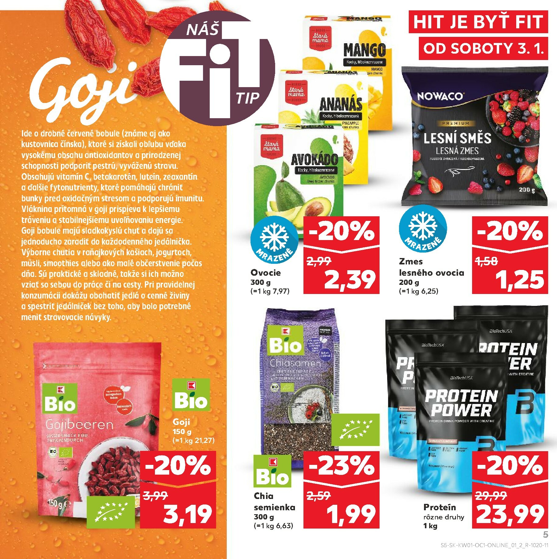 kaufland - Leták Kaufland - Fit platný od 03.01. do 31.01. - page: 5