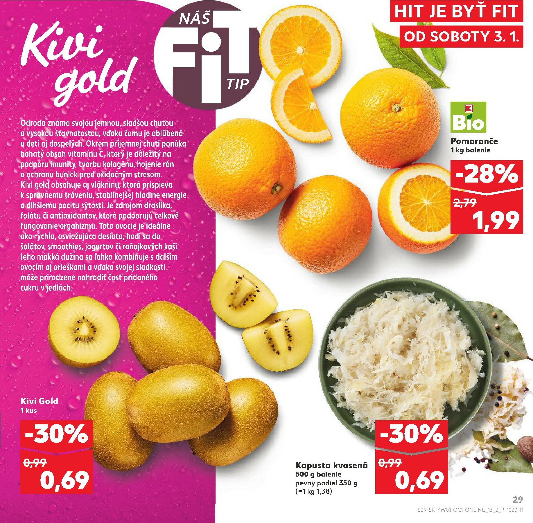 kaufland - Leták Kaufland - Fit platný od 03.01. do 31.01. - page: 29