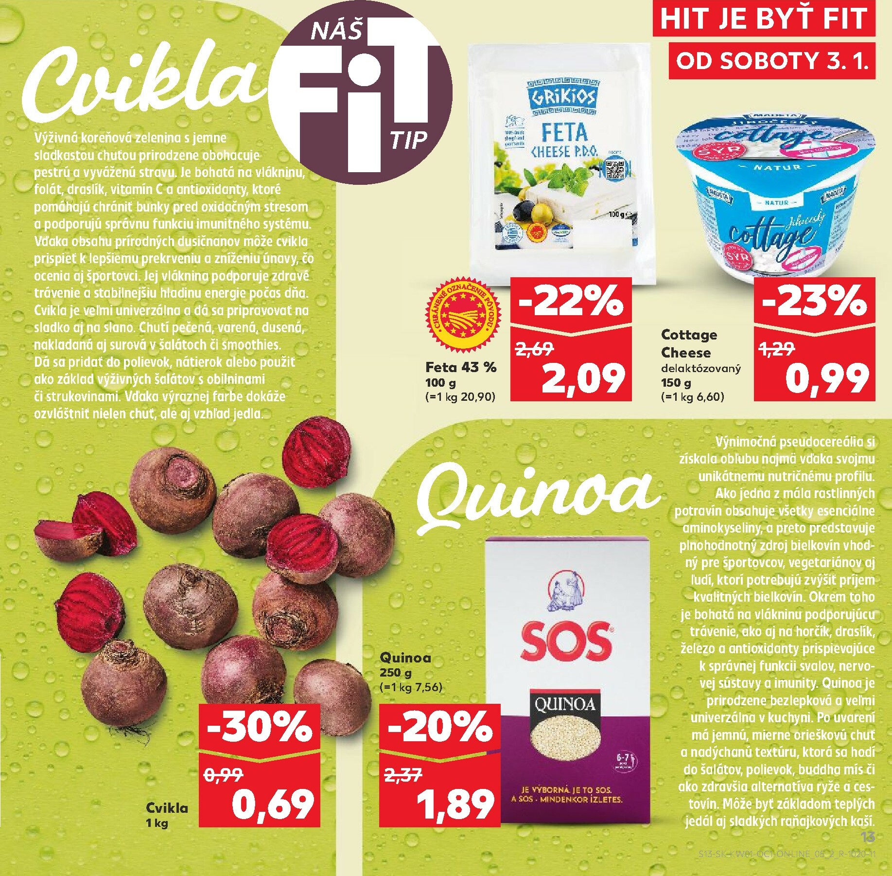 kaufland - Leták Kaufland - Fit platný od 03.01. do 31.01. - page: 13