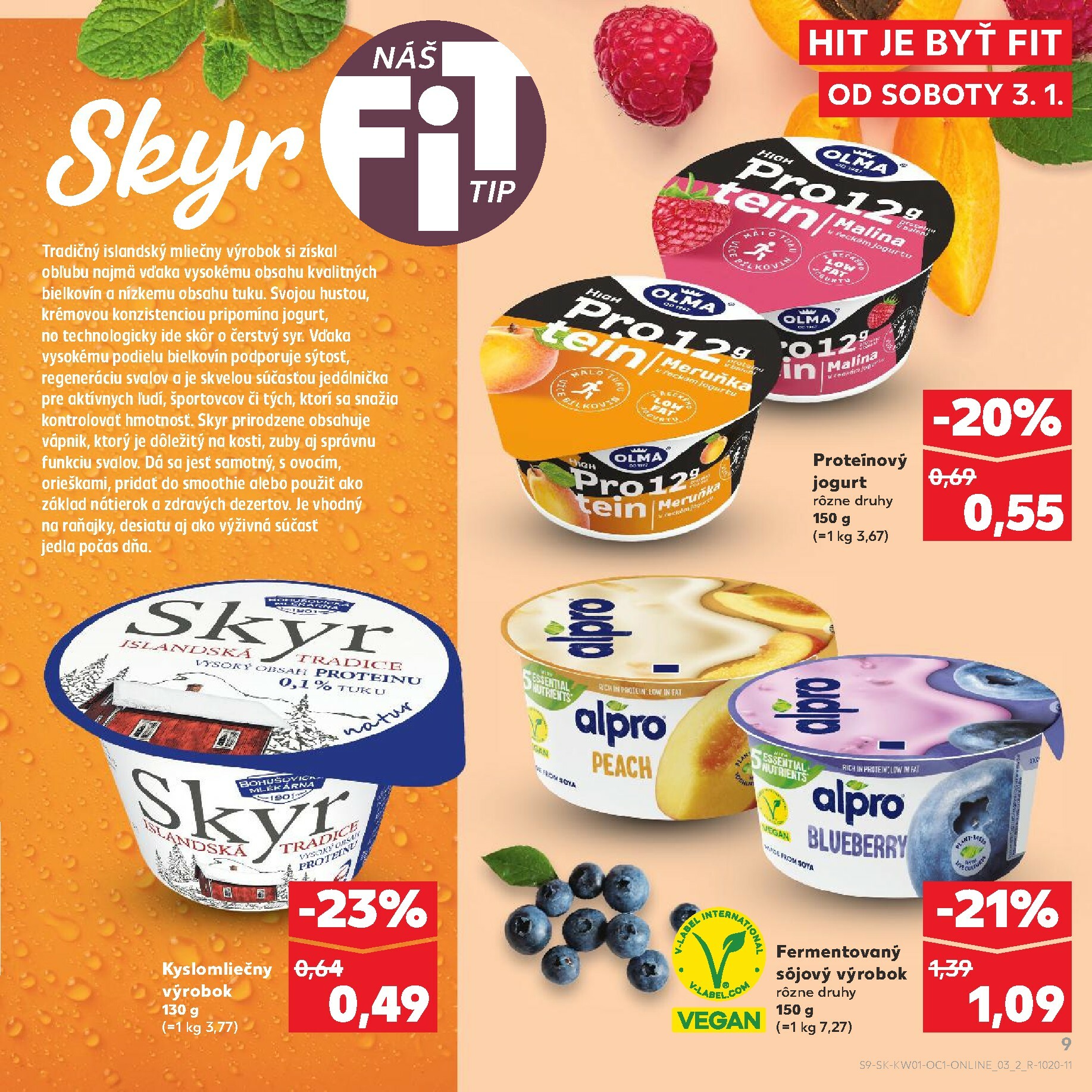 kaufland - Leták Kaufland - Fit platný od 03.01. do 31.01. - page: 9
