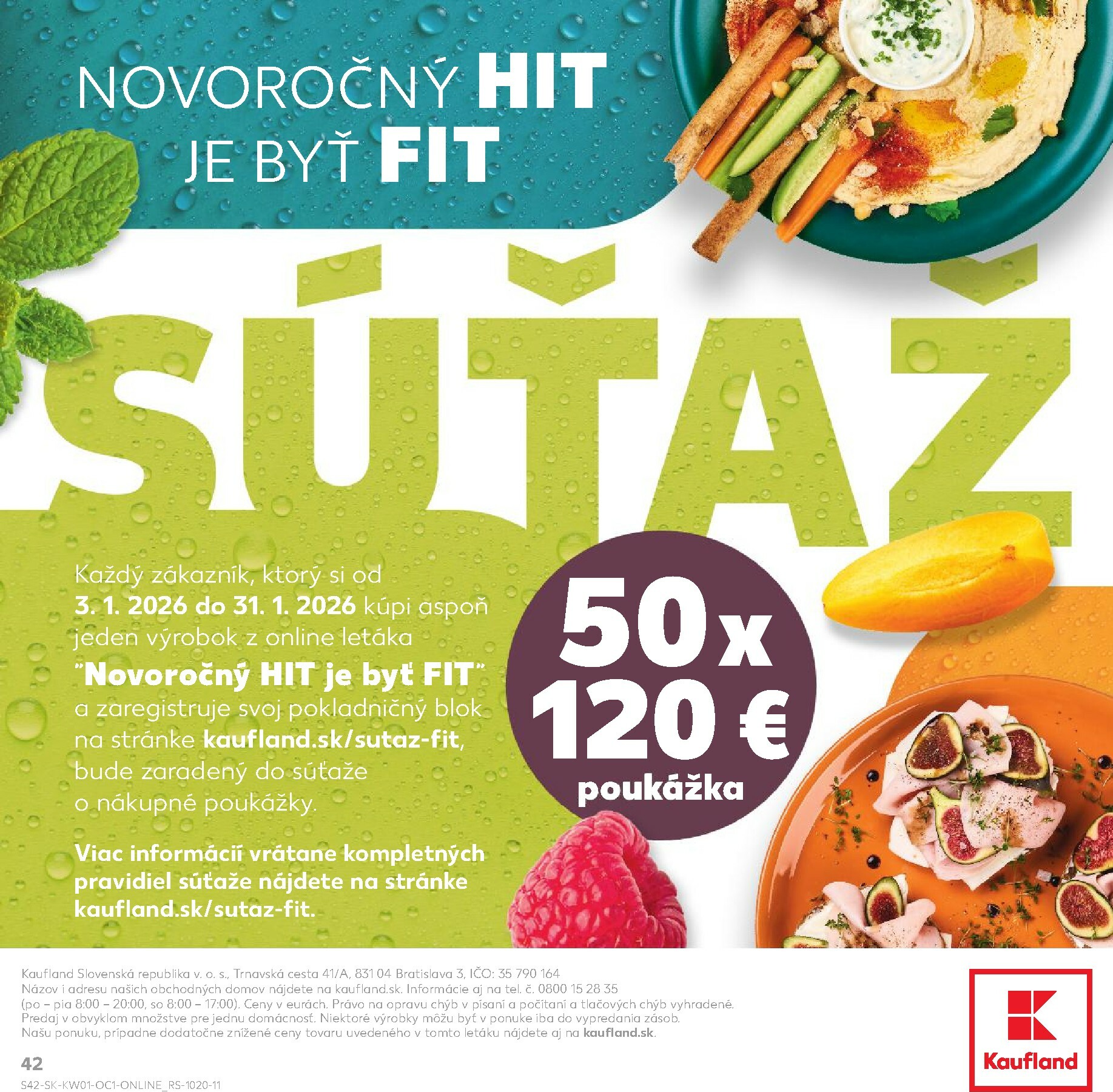 kaufland - Leták Kaufland - Fit platný od 03.01. do 31.01. - page: 42