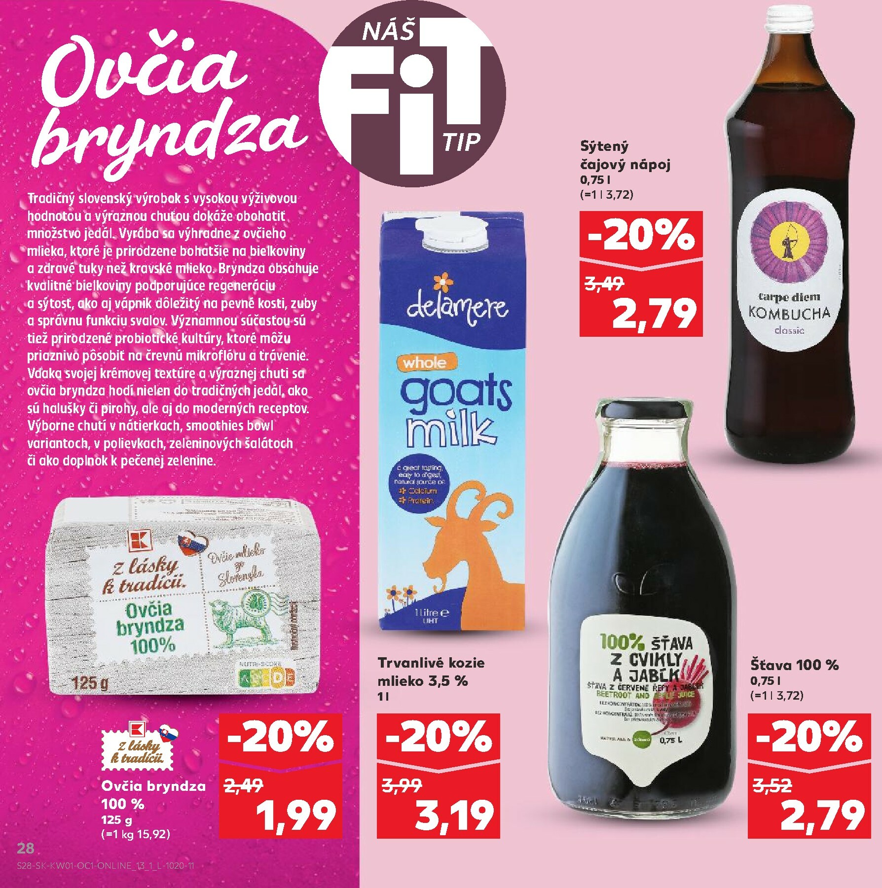 kaufland - Leták Kaufland - Fit platný od 03.01. do 31.01. - page: 28