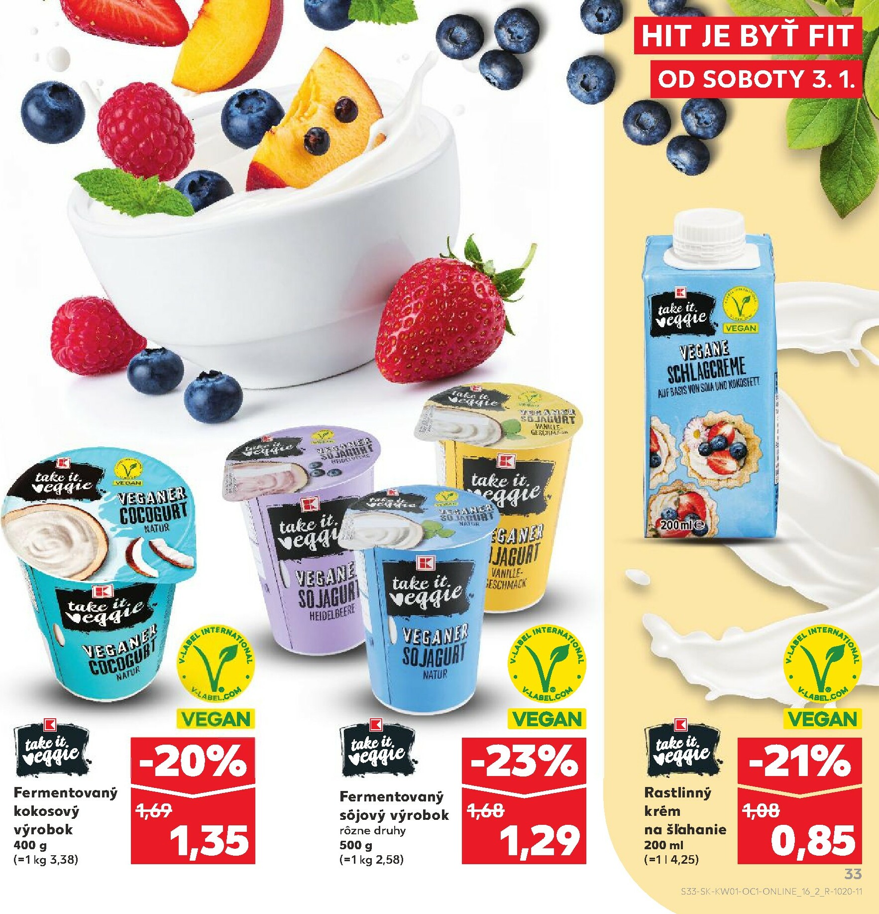 kaufland - Leták Kaufland - Fit platný od 03.01. do 31.01. - page: 33