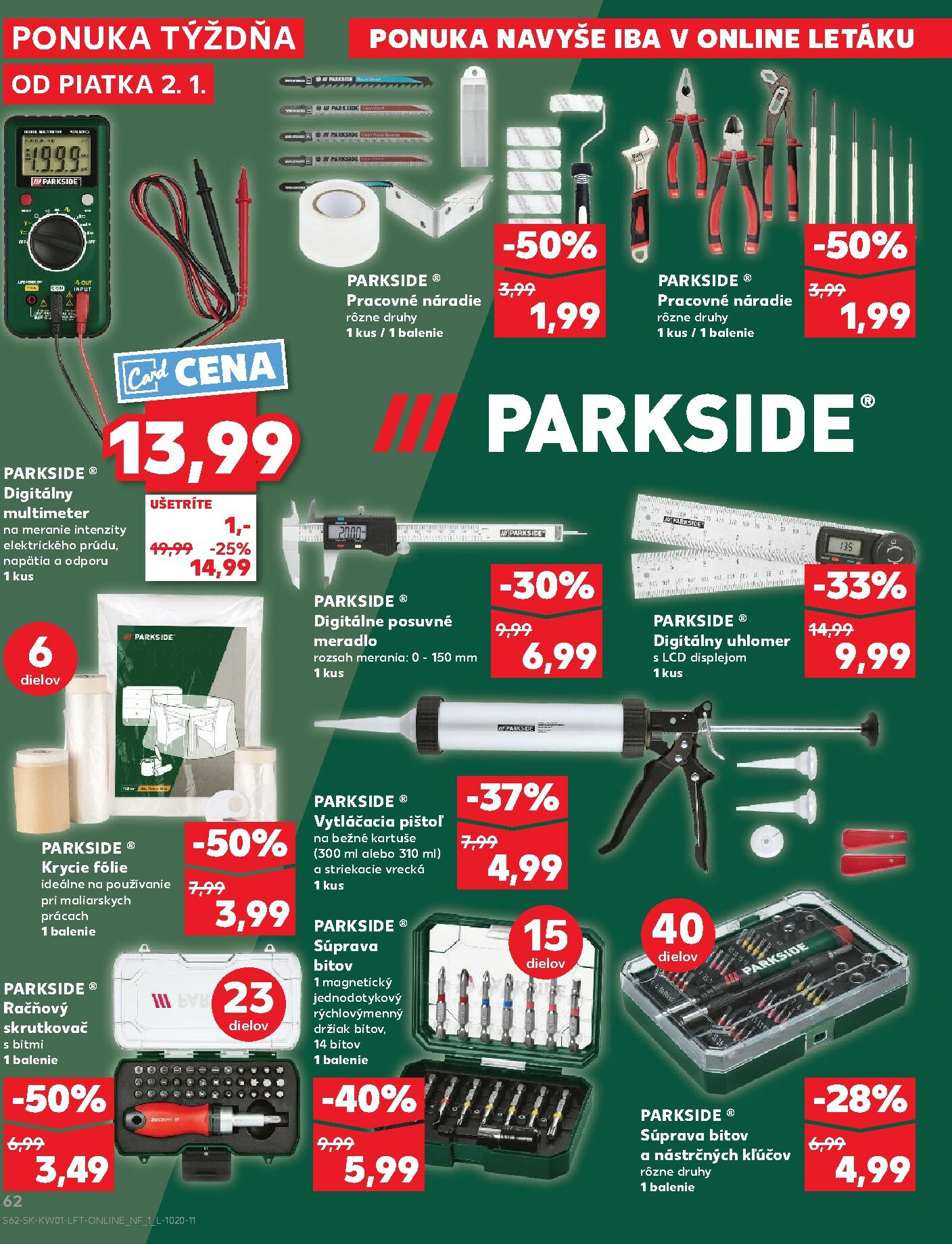 kaufland - Leták Kaufland platný od 02.01. do 07.01. - page: 62