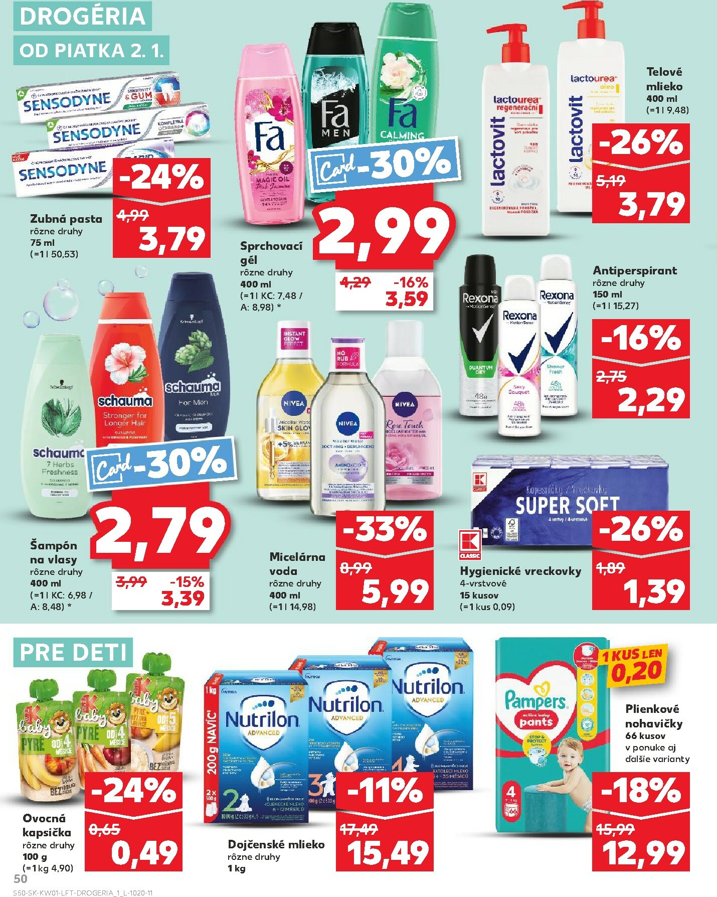 kaufland - Leták Kaufland platný od 02.01. do 07.01. - page: 50