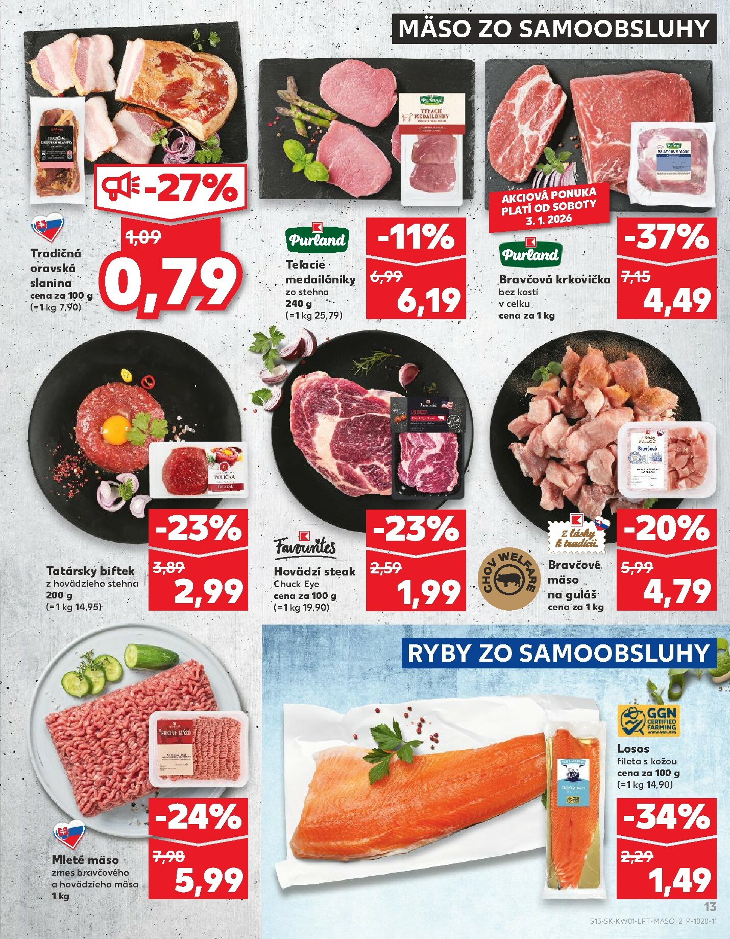 kaufland - Leták Kaufland platný od 02.01. do 07.01. - page: 13