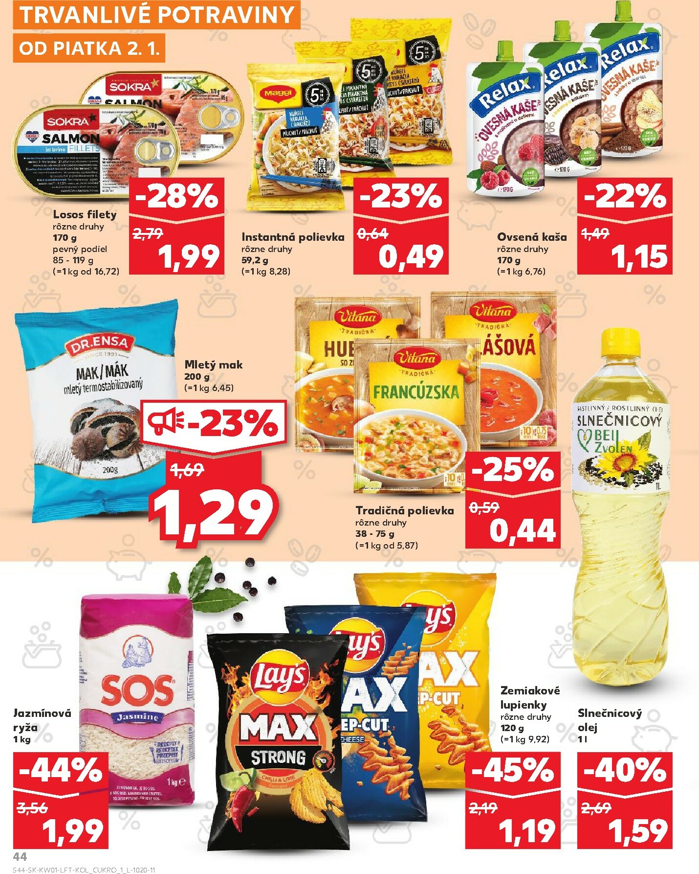 kaufland - Leták Kaufland platný od 02.01. do 07.01. - page: 44