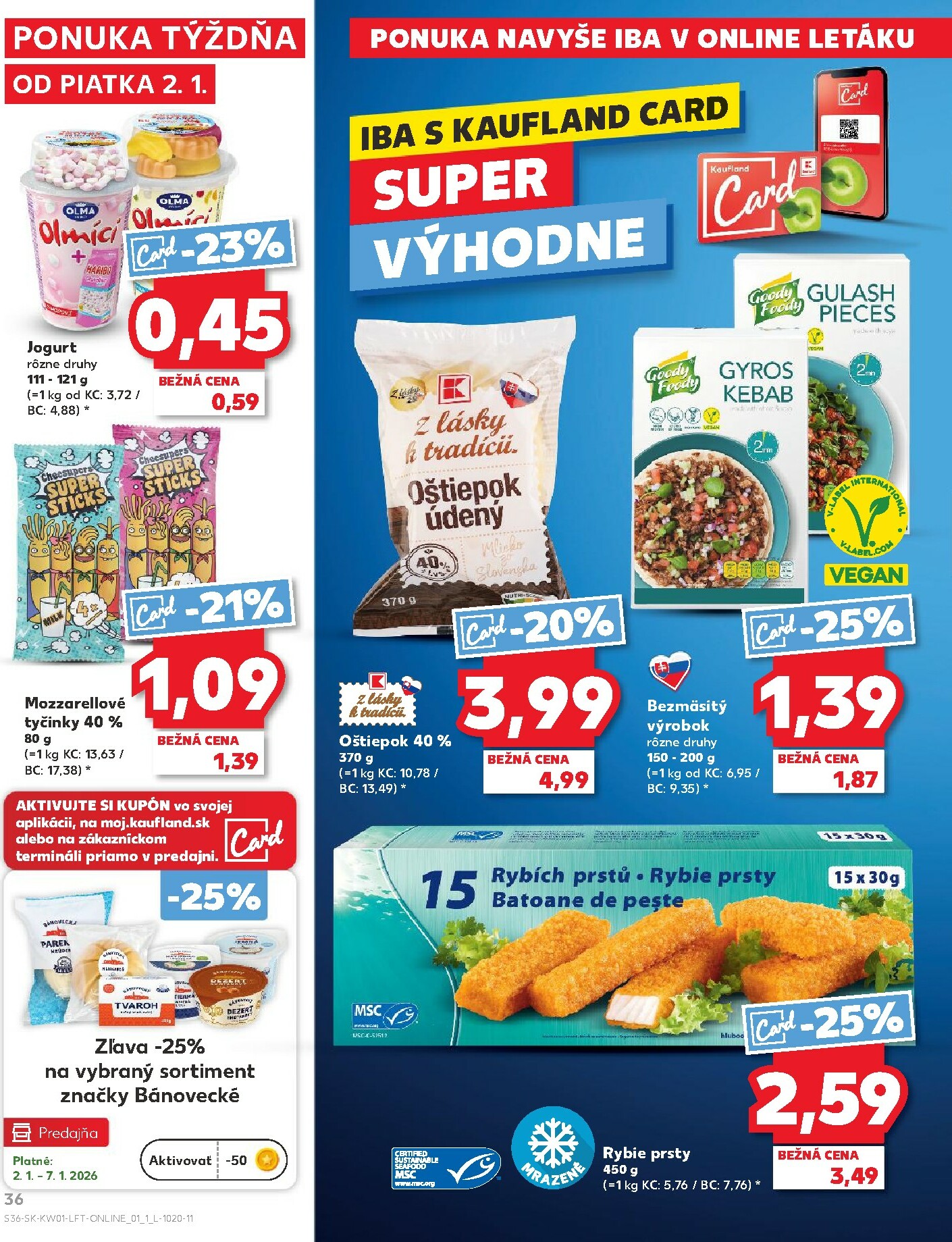 kaufland - Leták Kaufland platný od 02.01. do 07.01. - page: 36