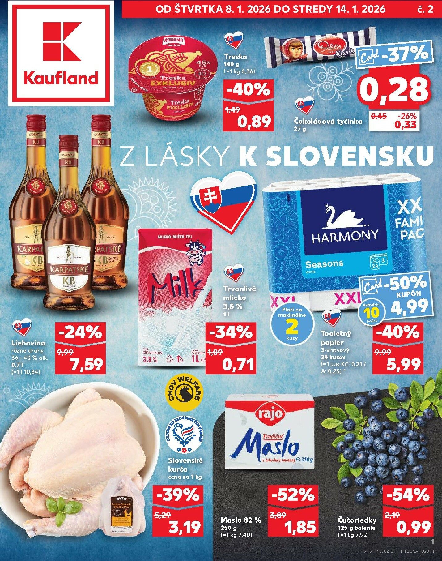 kaufland - Leták Kaufland platný od 08.01. do 14.01.