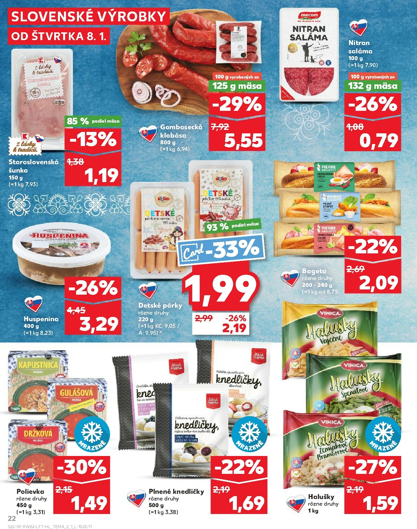 kaufland - Leták Kaufland platný od 08.01. do 14.01. - page: 22
