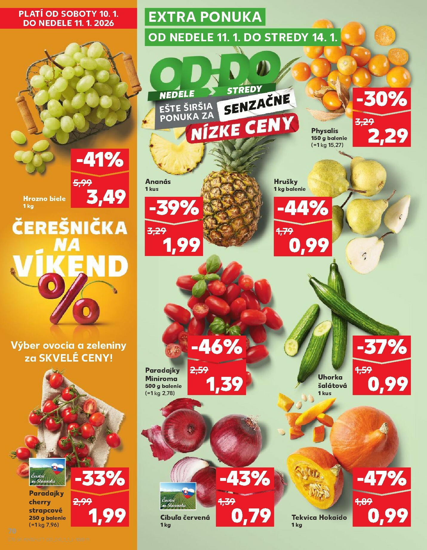 kaufland - Leták Kaufland platný od 08.01. do 14.01. - page: 70