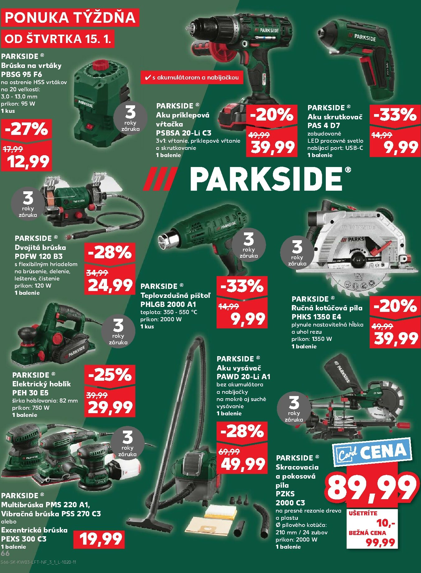 kaufland - Leták Kaufland platný od 15.01. do 21.01. - page: 66