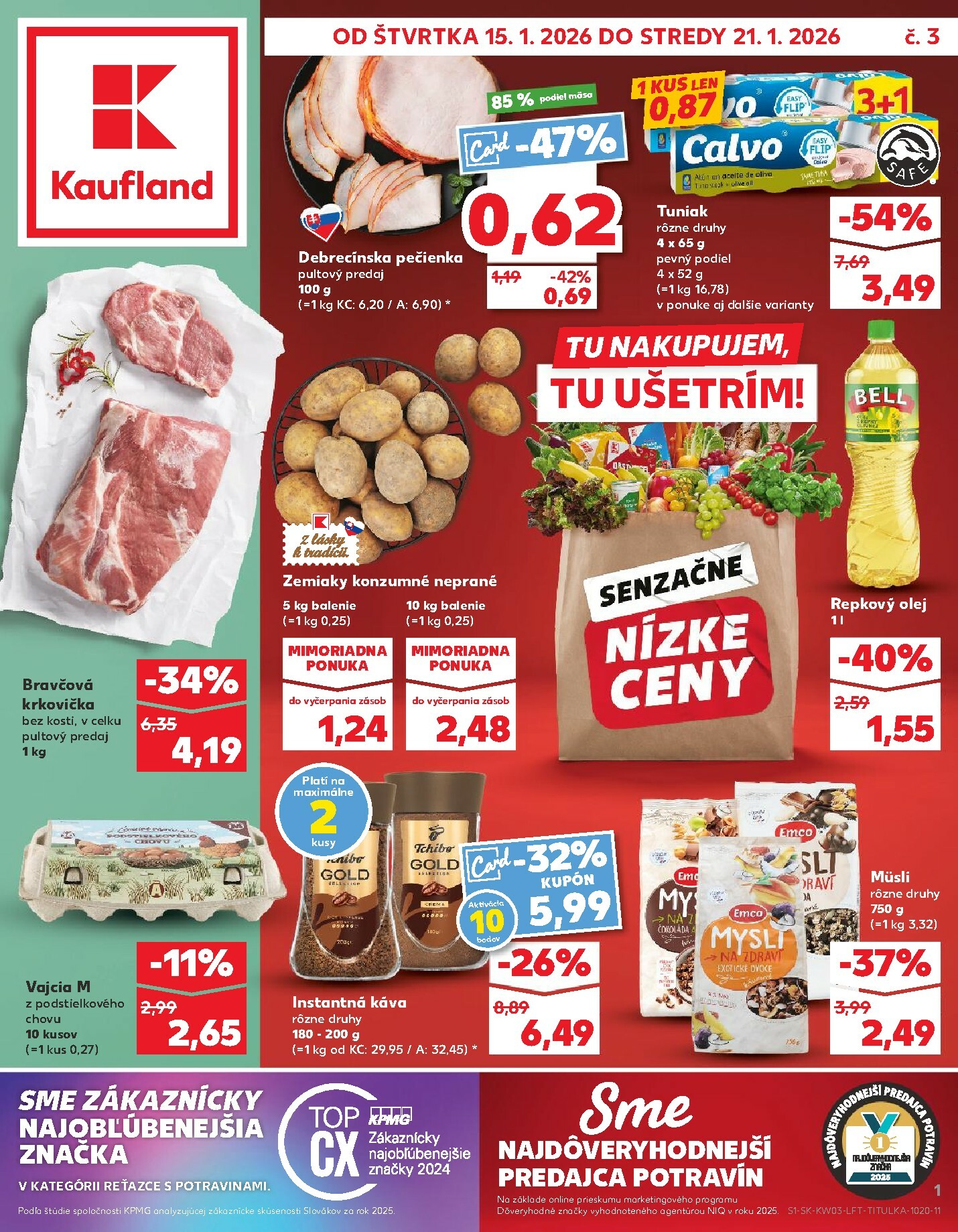 kaufland - Leták Kaufland platný od 15.01. do 21.01.