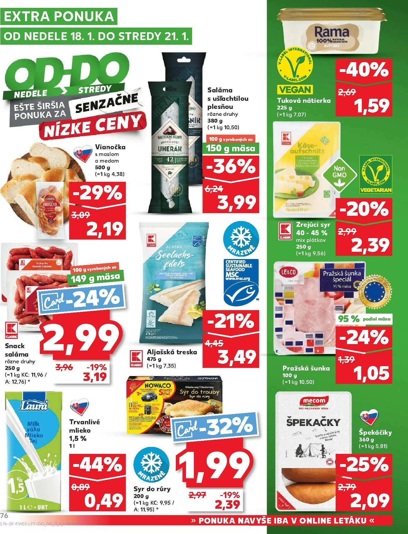 kaufland - Leták Kaufland platný od 15.01. do 21.01. - page: 76
