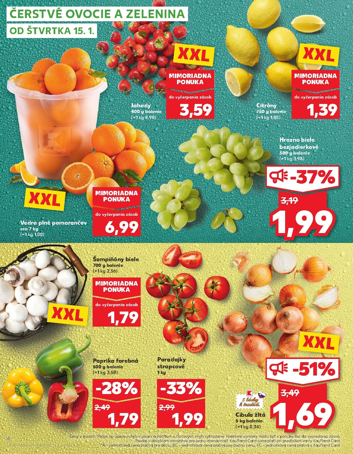 kaufland - Leták Kaufland platný od 15.01. do 21.01. - page: 4