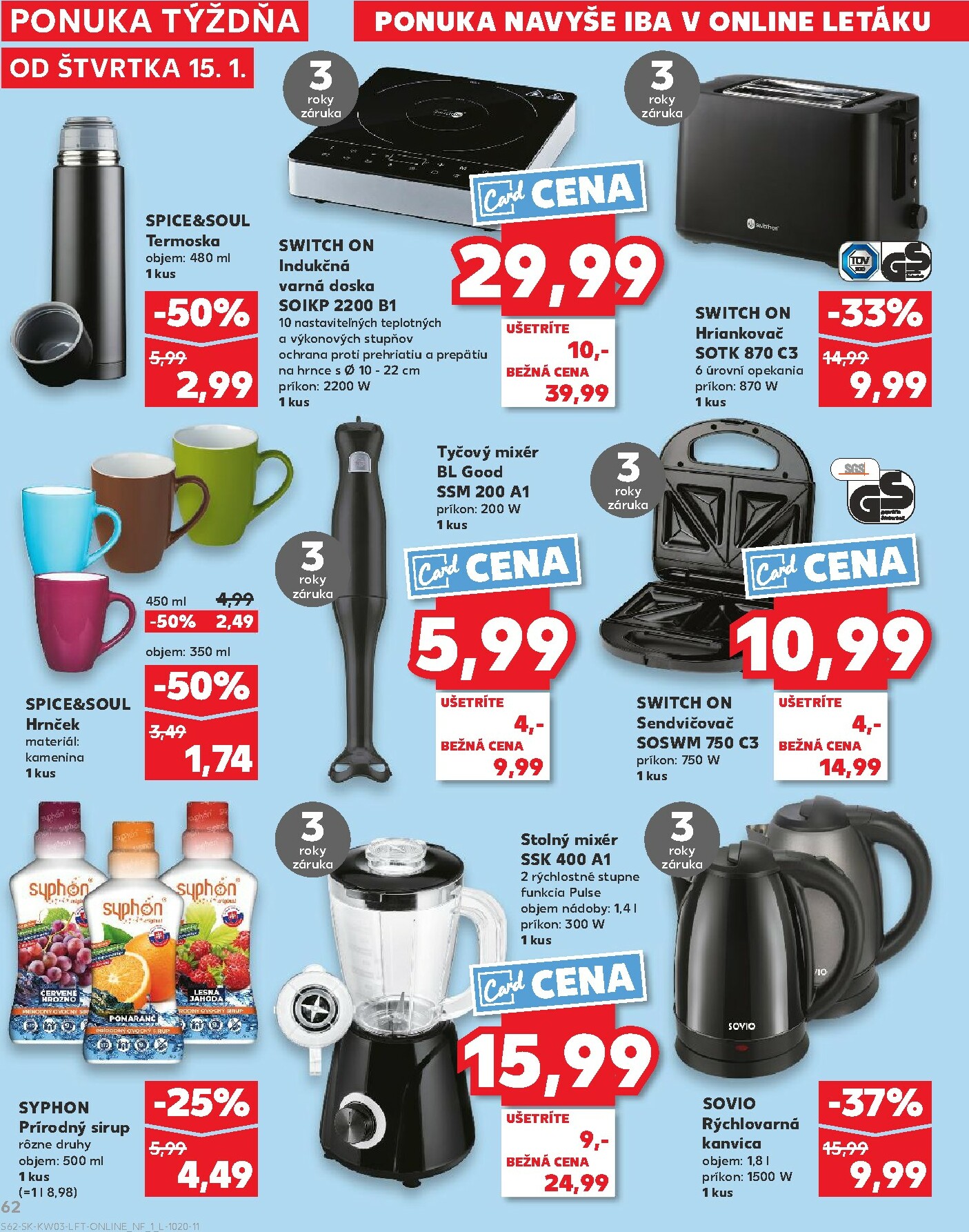 kaufland - Leták Kaufland platný od 15.01. do 21.01. - page: 62