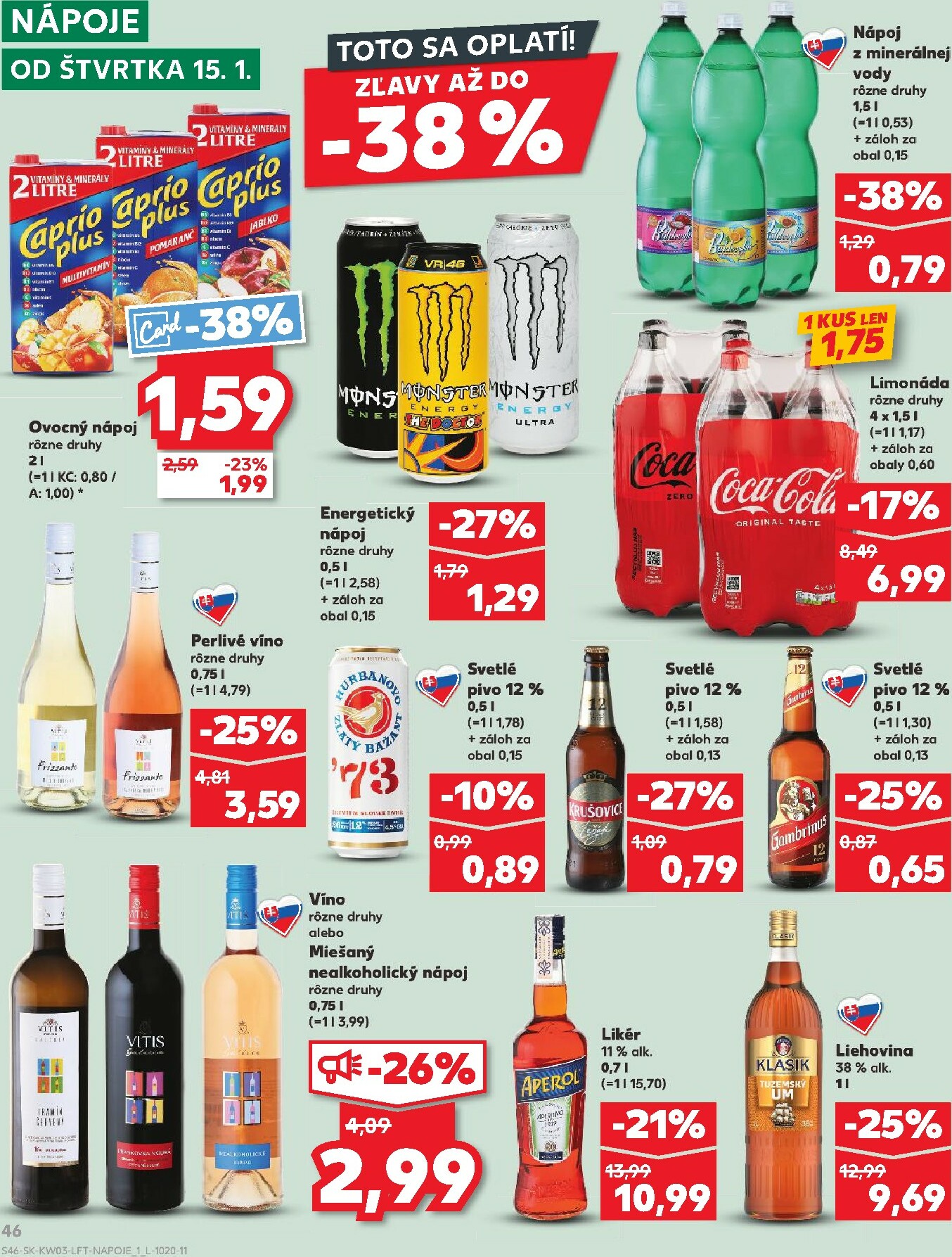 kaufland - Leták Kaufland platný od 15.01. do 21.01. - page: 46