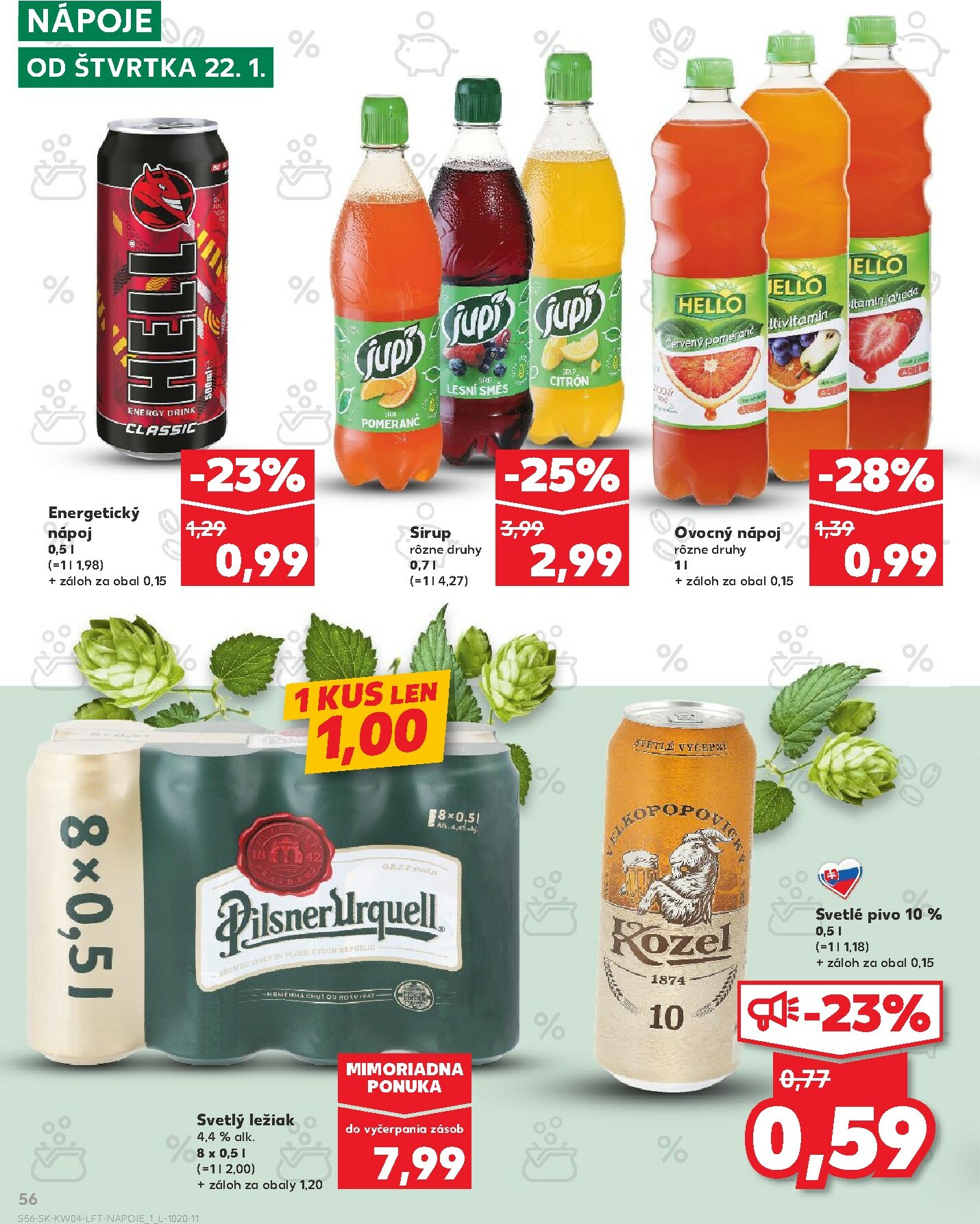 kaufland - Leták Kaufland platný od 22.01. do 28.01. - page: 56