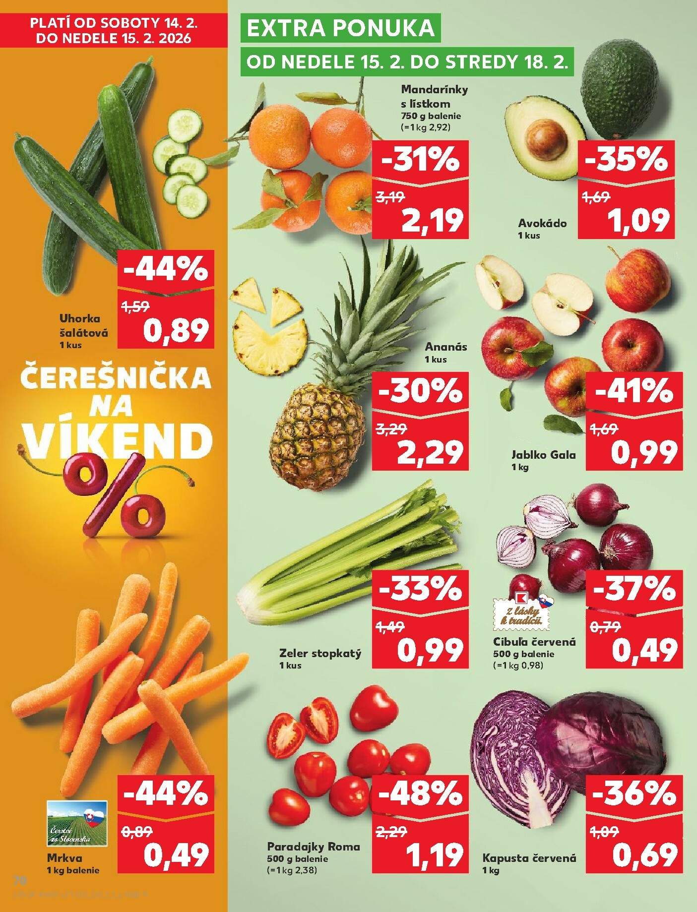 kaufland - Leták Kaufland platný od 12.02.2026 do 18.02.2026 - page: 70