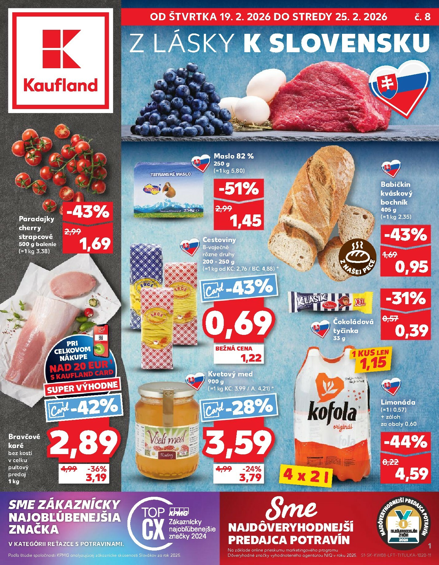 kaufland - Leták Kaufland platný od 19.02.2026 do 25.02.2026