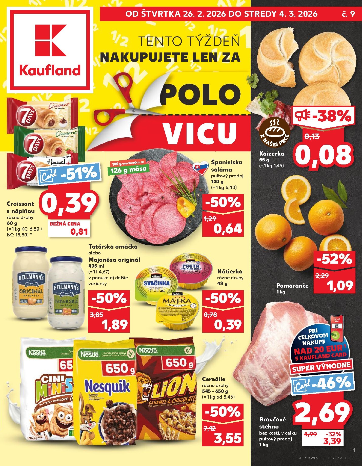 kaufland - Leták Kaufland platný od 26.02.2026 do 04.03.2026