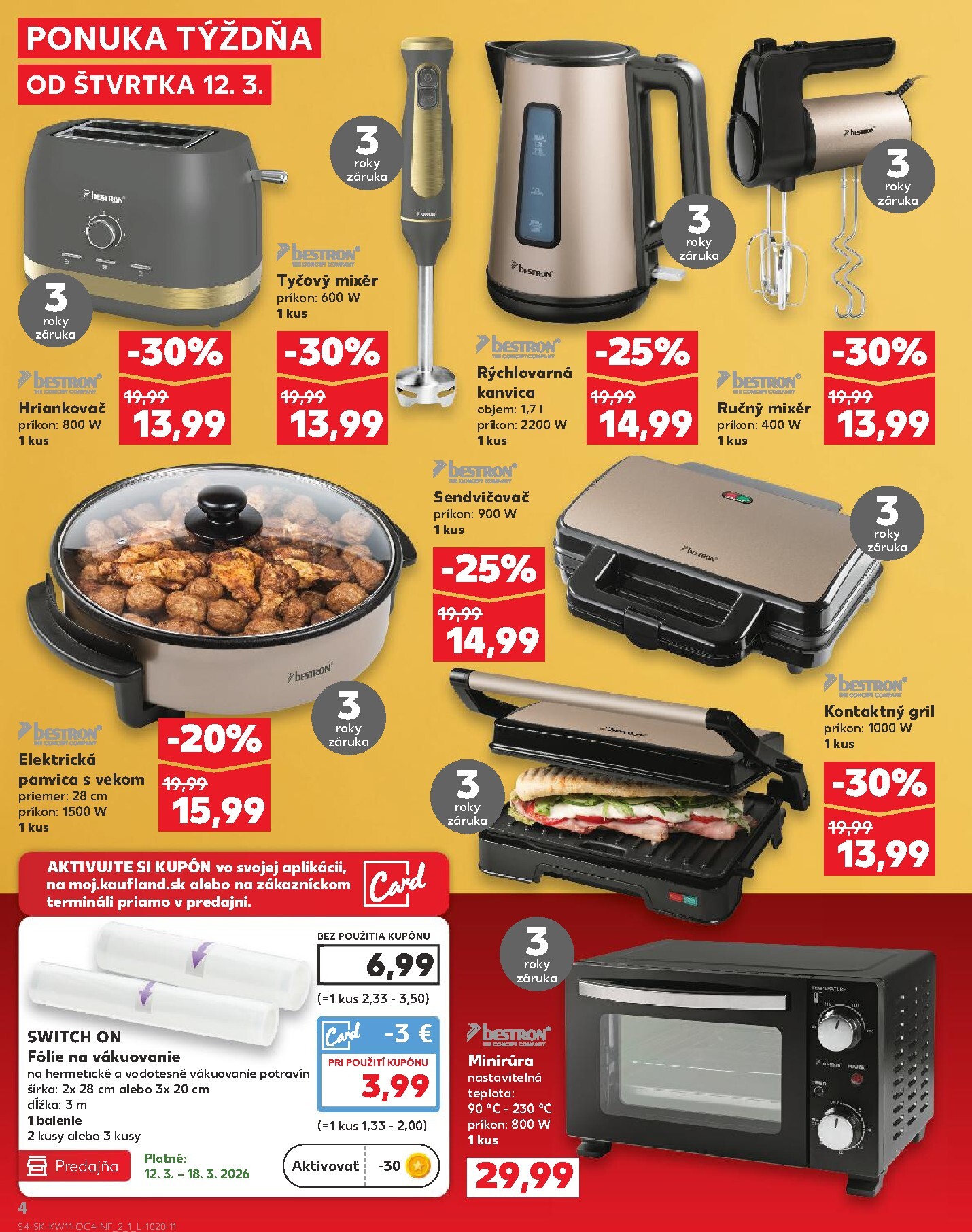 kaufland - Leták Kaufland - Ponuka týždňa platný od 12.03.2026 do 18.03.2026 - page: 4