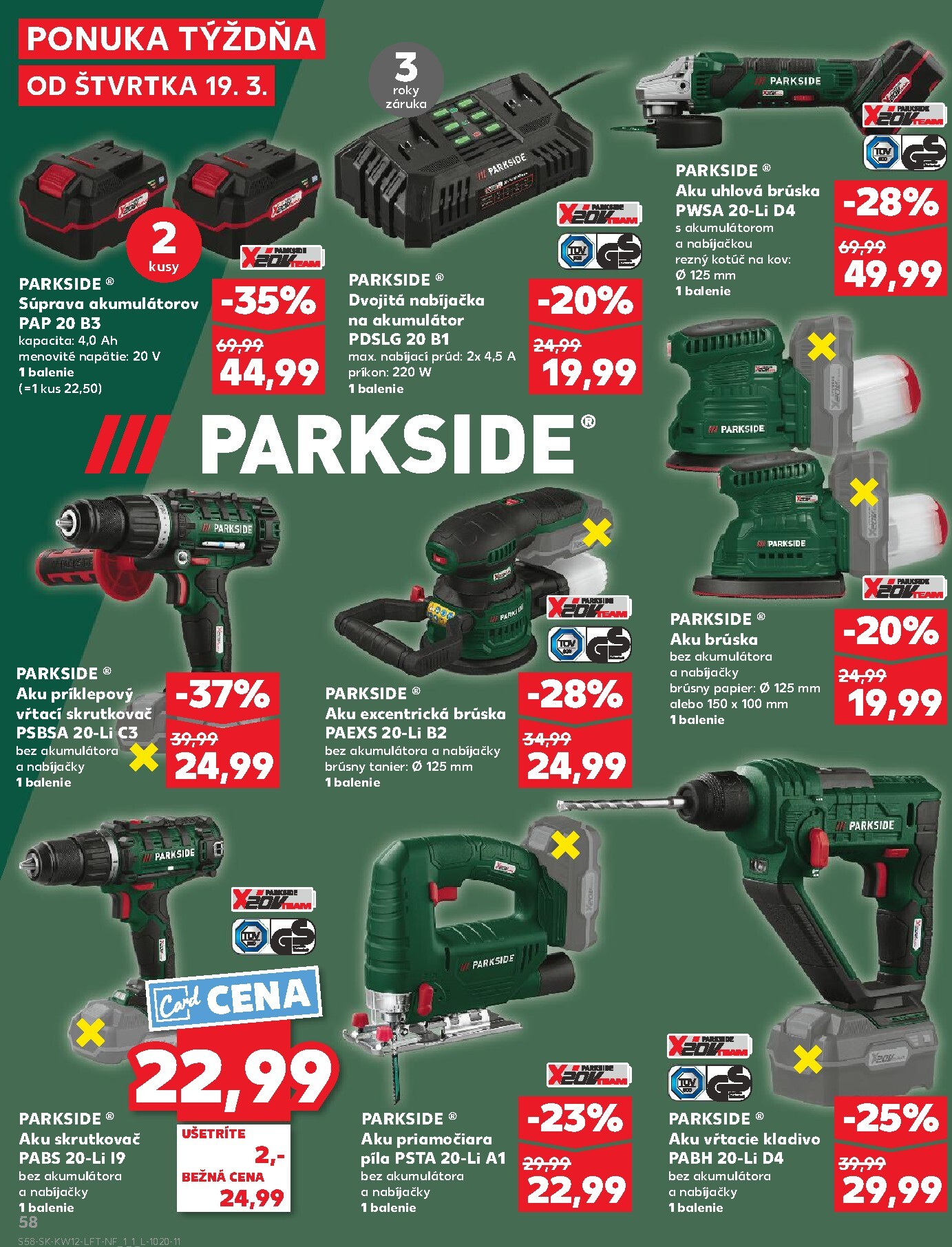 kaufland - Leták Kaufland platný od 19.03.2026 do 25.03.2026 - page: 58