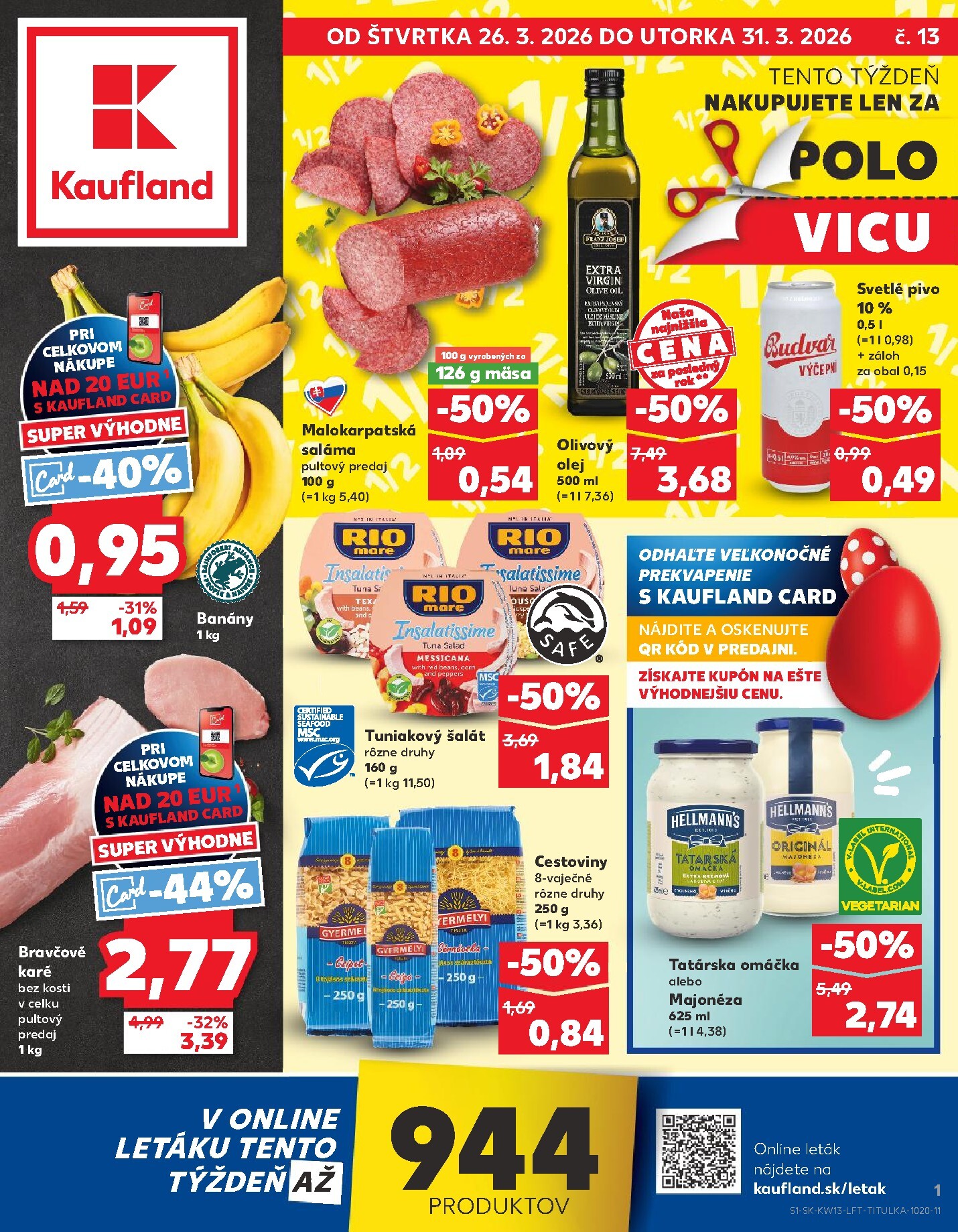 kaufland - Leták Kaufland platný od 26.03.2026 do 31.03.2026
