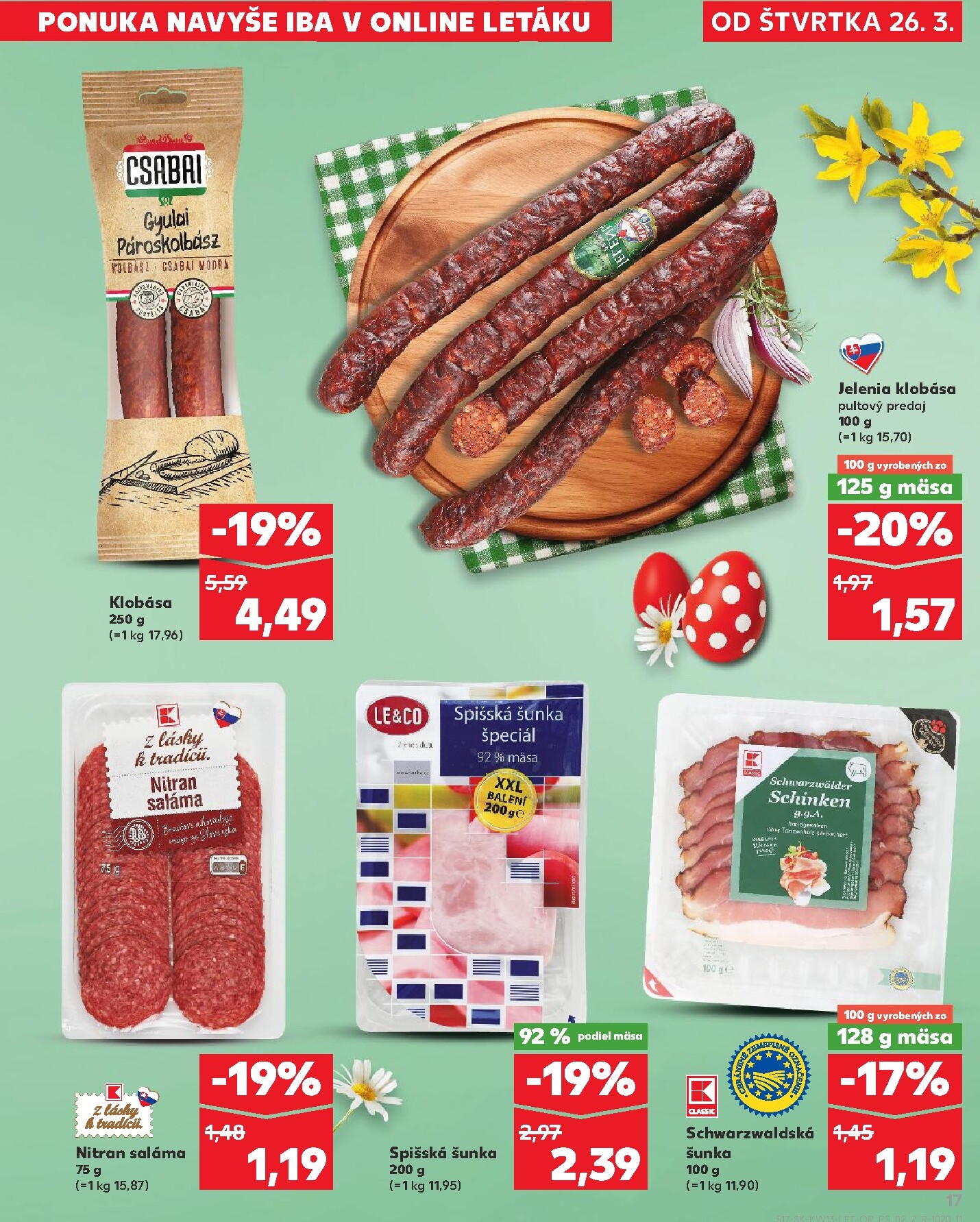 kaufland - Leták Kaufland platný od 26.03.2026 do 31.03.2026 - page: 17