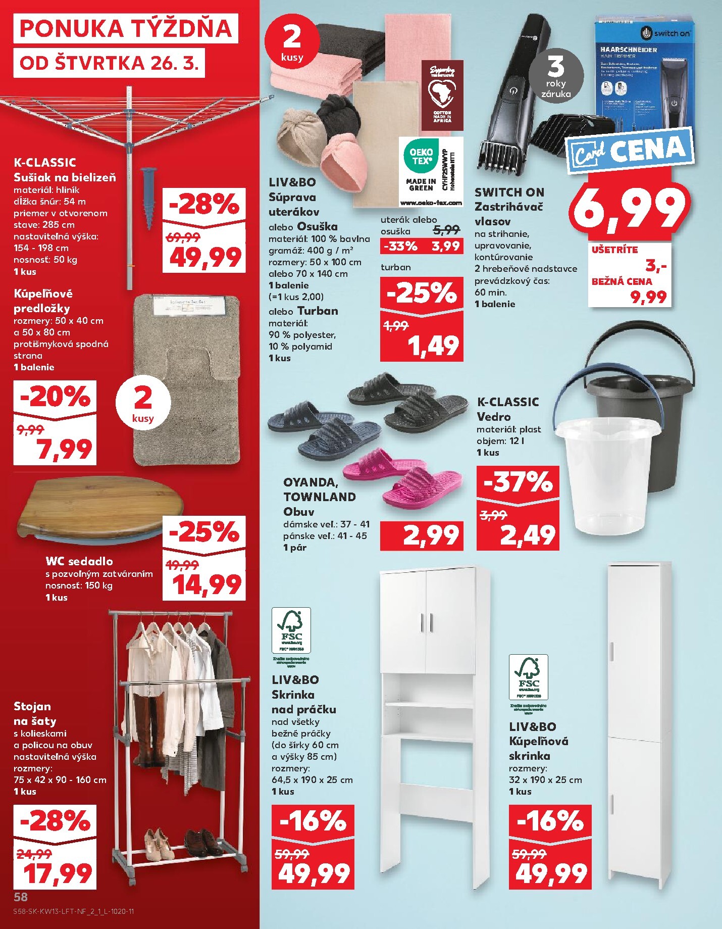 kaufland - Leták Kaufland platný od 26.03.2026 do 31.03.2026 - page: 58