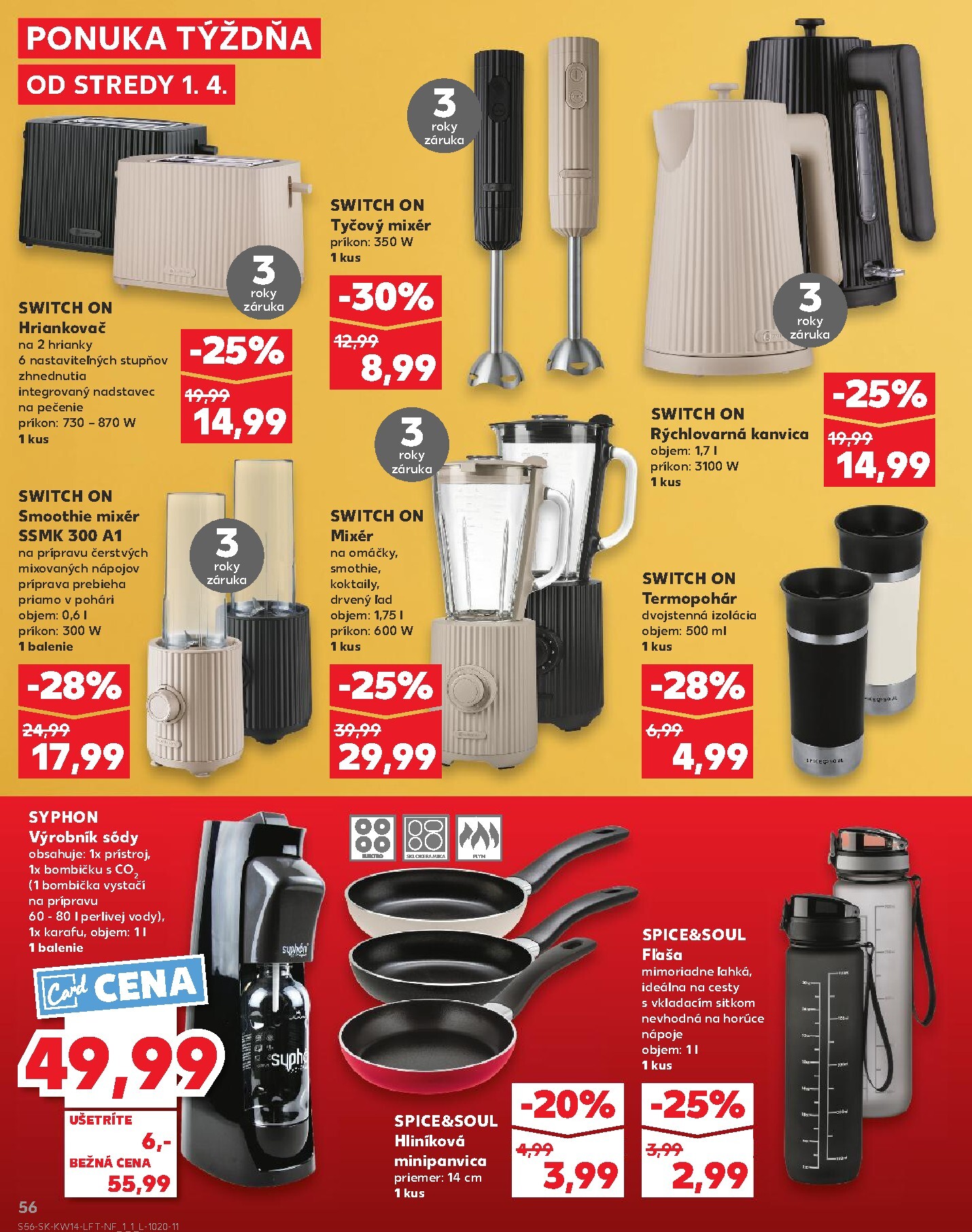 kaufland - Leták Kaufland platný od 01.04.2026 do 08.04.2026 - page: 56