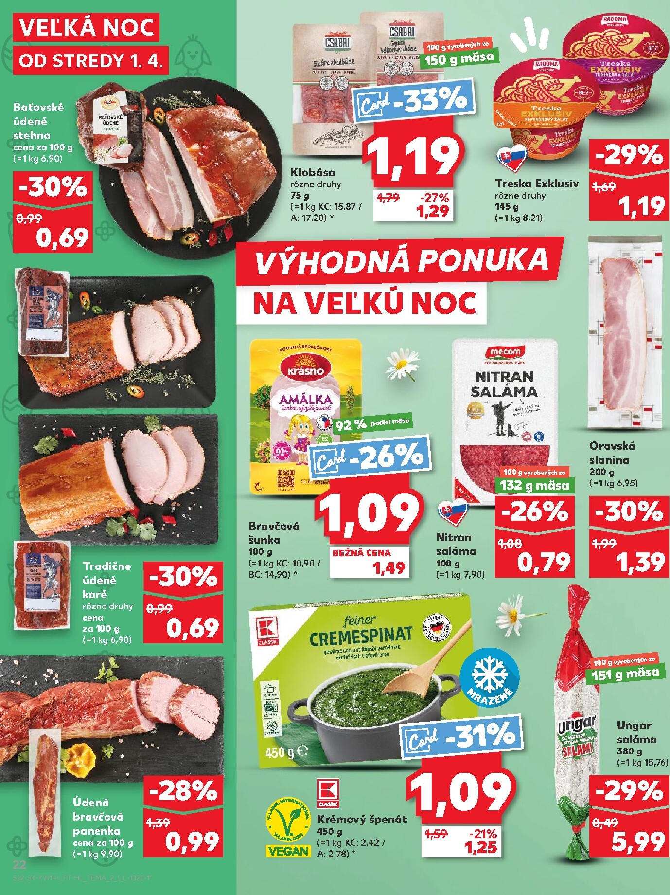 kaufland - Leták Kaufland platný od 01.04.2026 do 08.04.2026 - page: 22