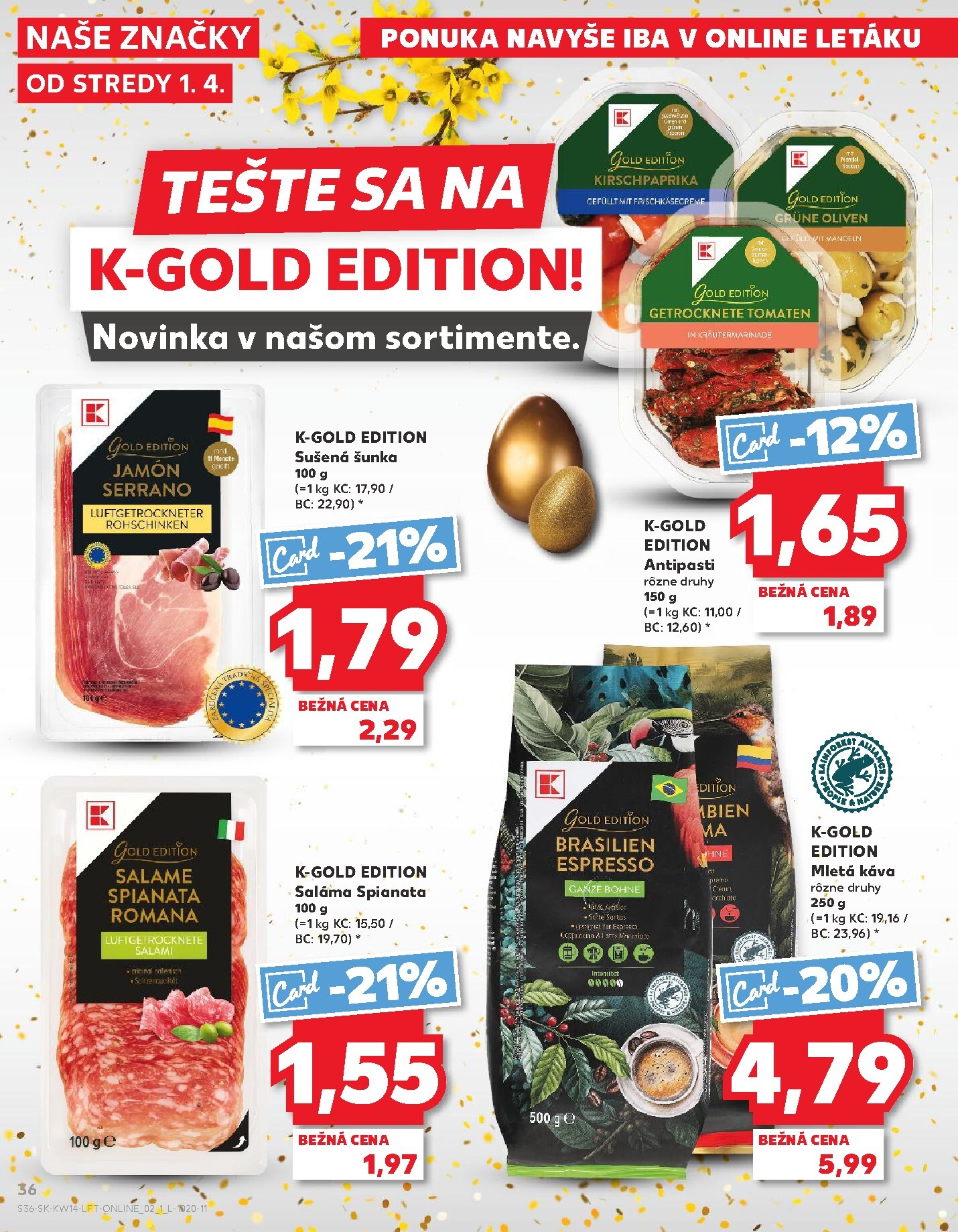 kaufland - Leták Kaufland platný od 01.04.2026 do 08.04.2026 - page: 36