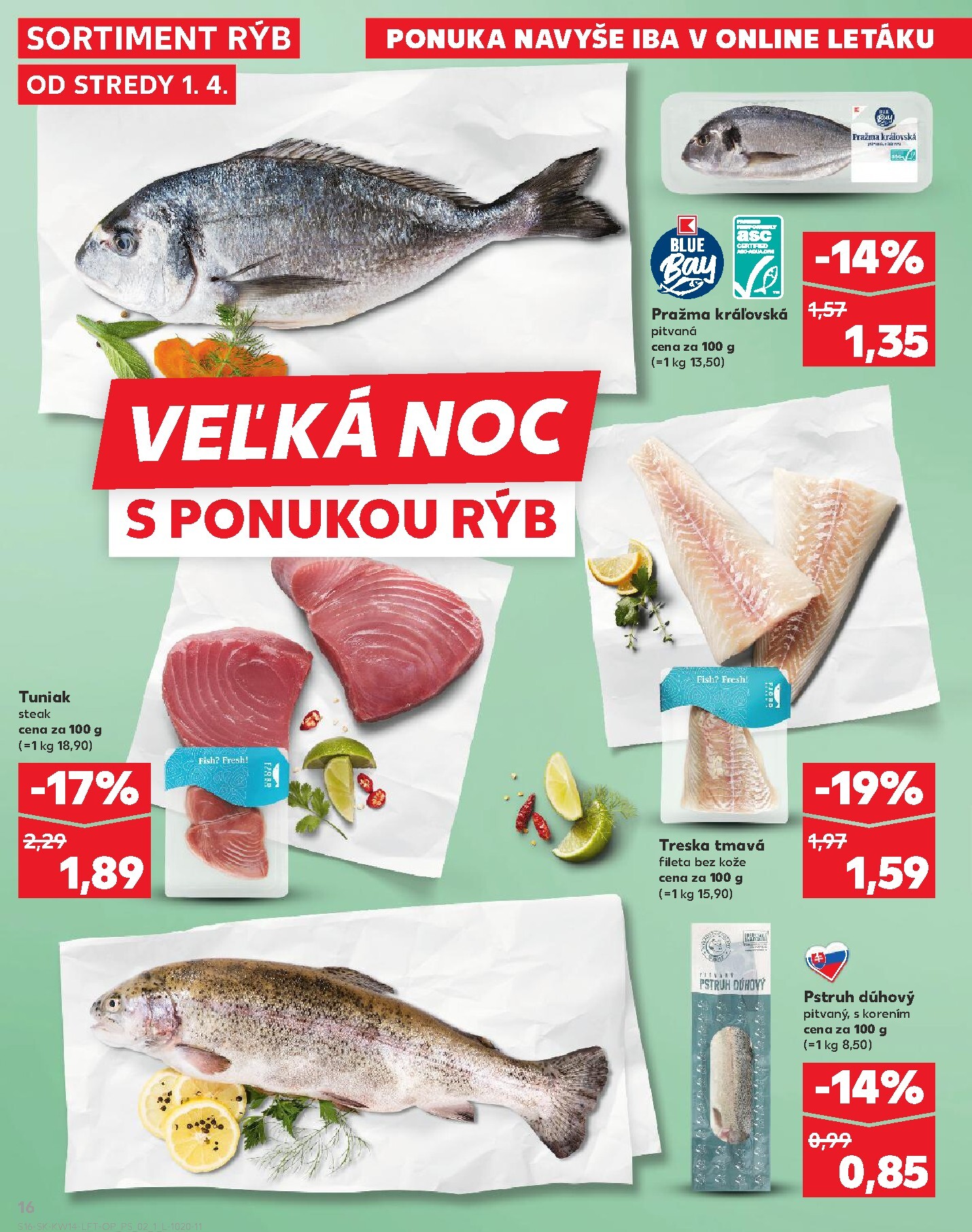 kaufland - Leták Kaufland platný od 01.04.2026 do 08.04.2026 - page: 16