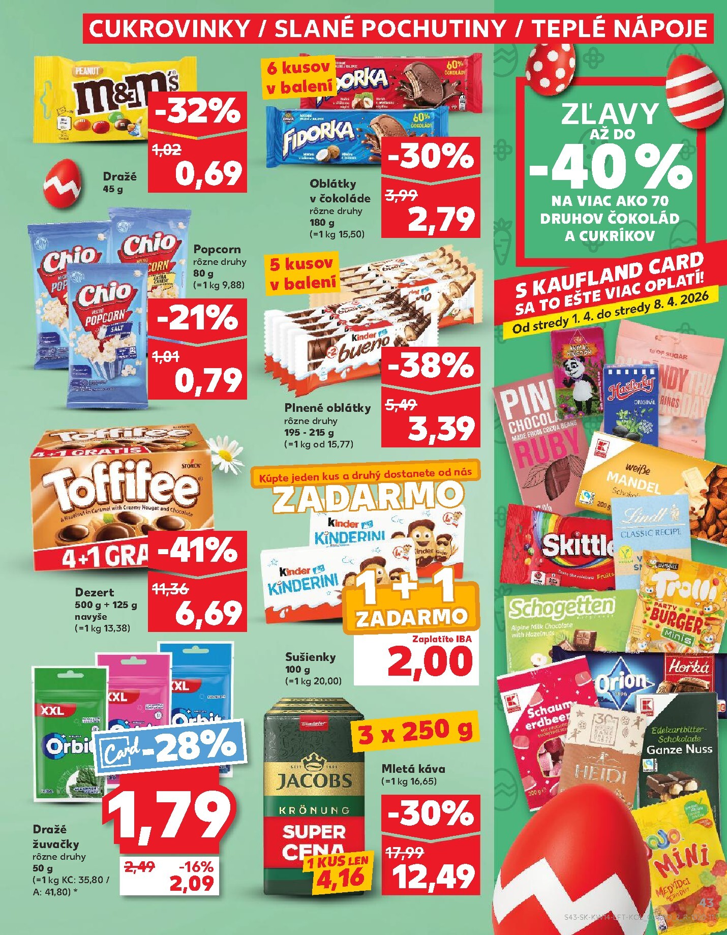 kaufland - Leták Kaufland platný od 01.04.2026 do 08.04.2026 - page: 43