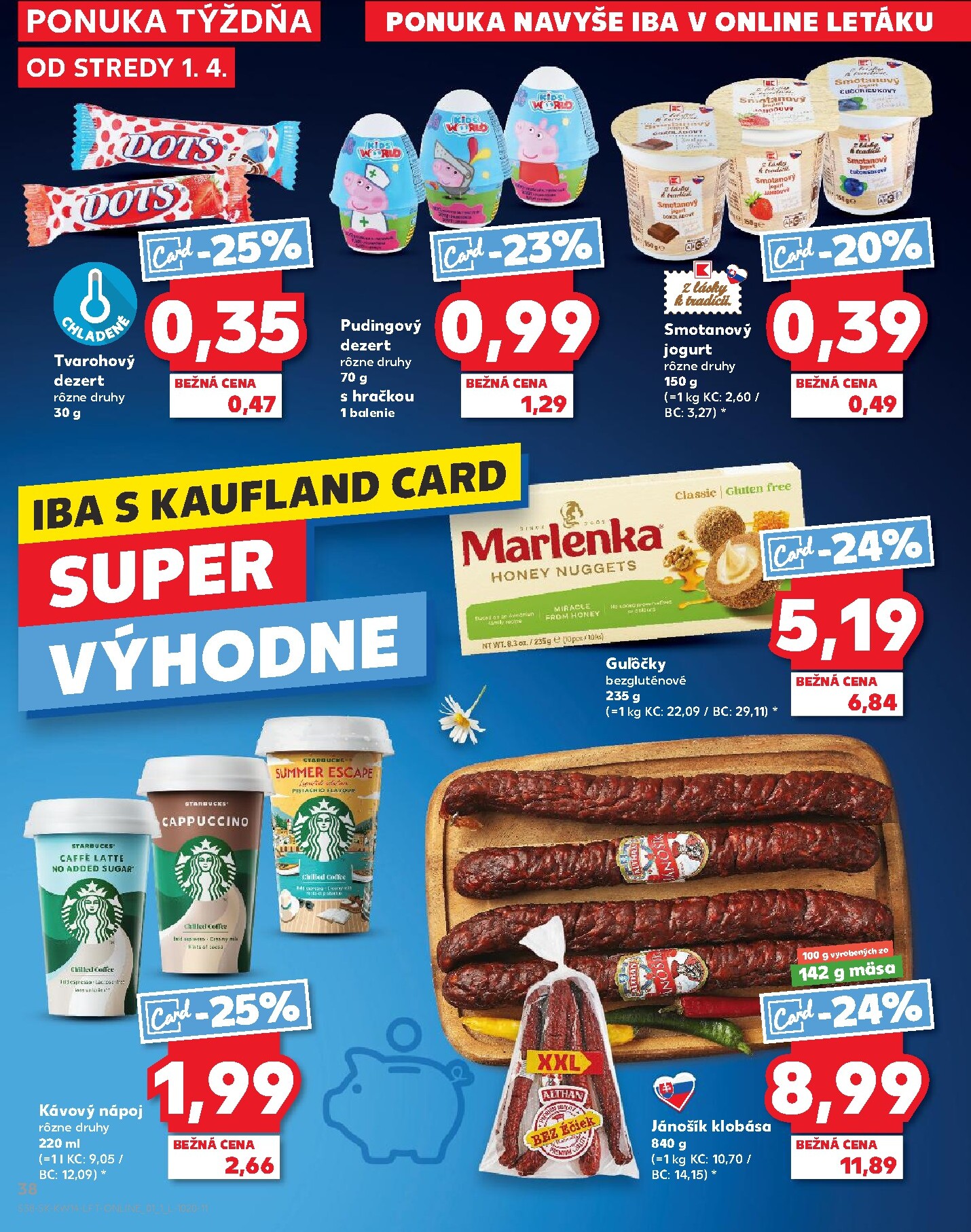 kaufland - Leták Kaufland platný od 01.04.2026 do 08.04.2026 - page: 38