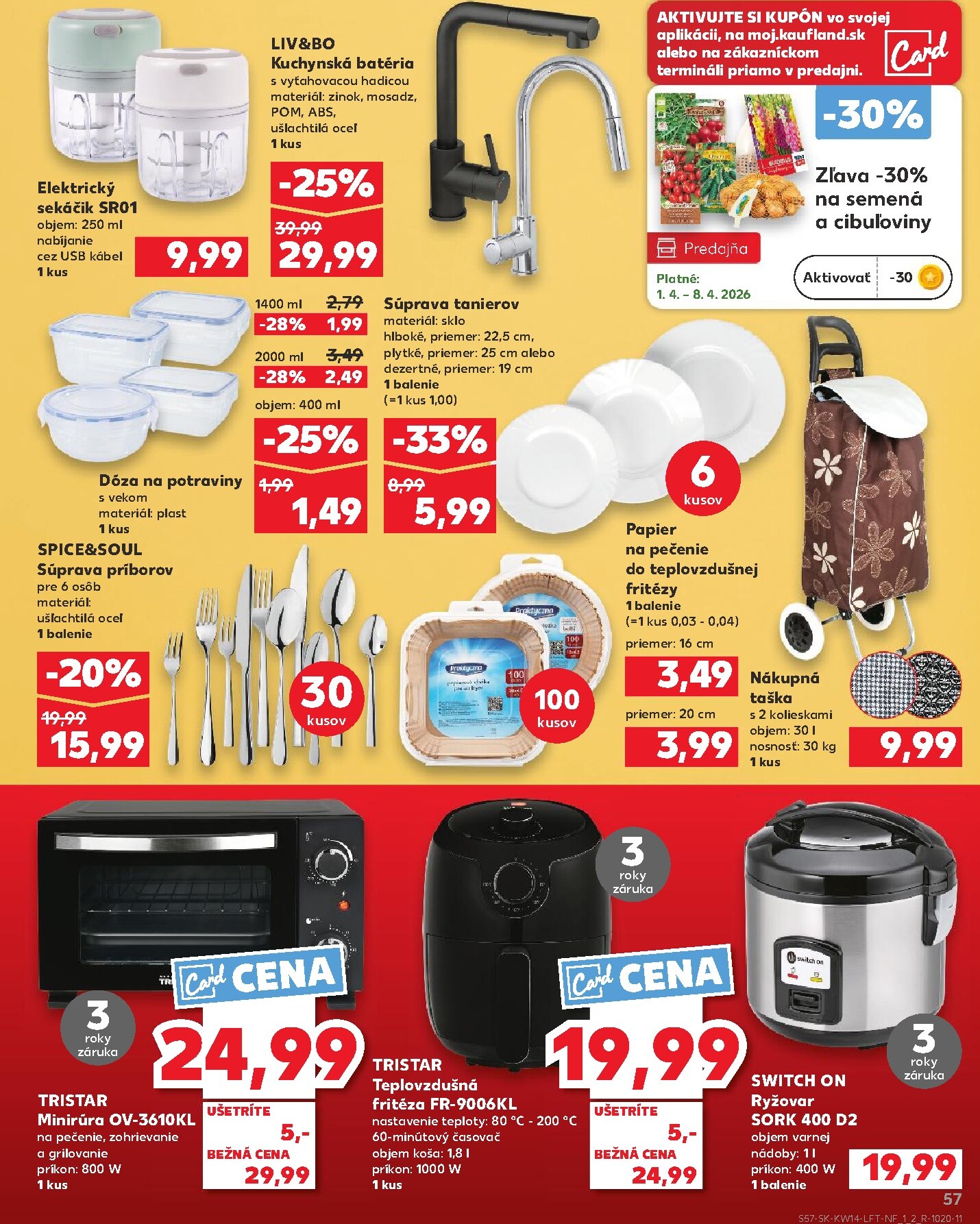 kaufland - Leták Kaufland platný od 01.04.2026 do 08.04.2026 - page: 57