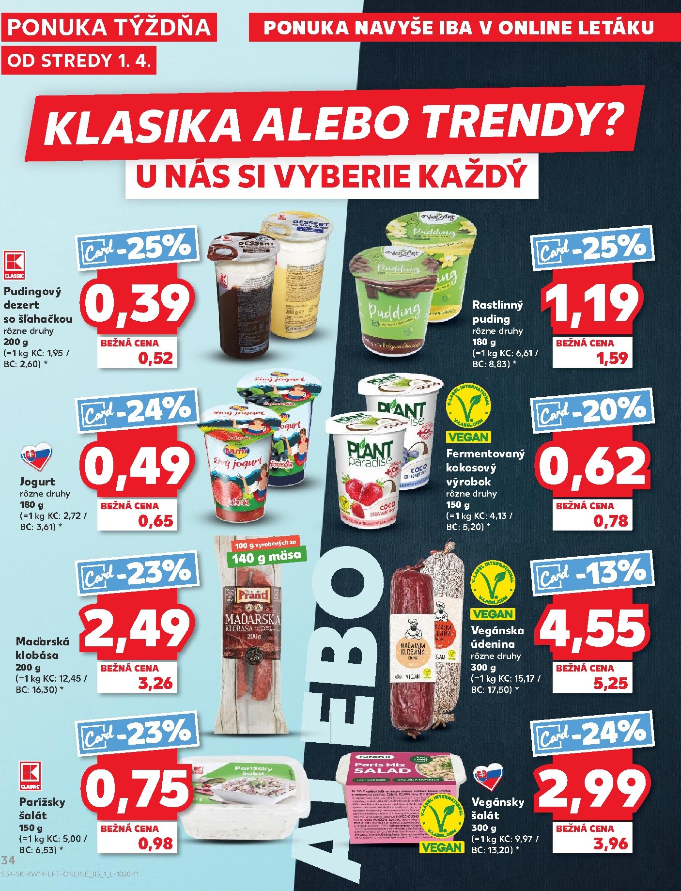 kaufland - Leták Kaufland platný od 01.04.2026 do 08.04.2026 - page: 34