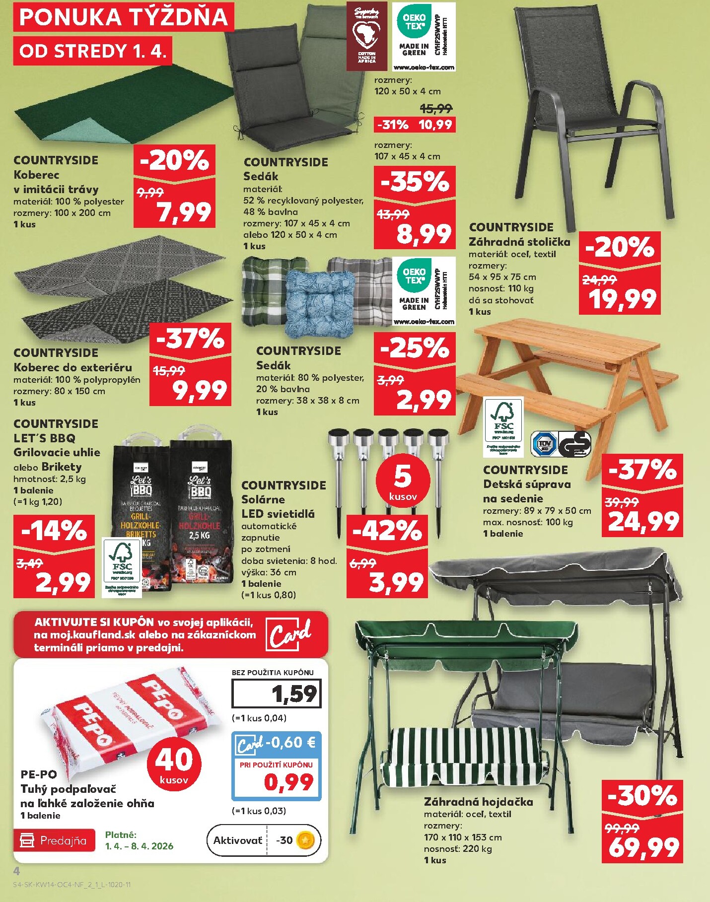 kaufland - Leták Kaufland - Ponuka týždňa platný od 01.04.2026 do 08.04.2026 - page: 4