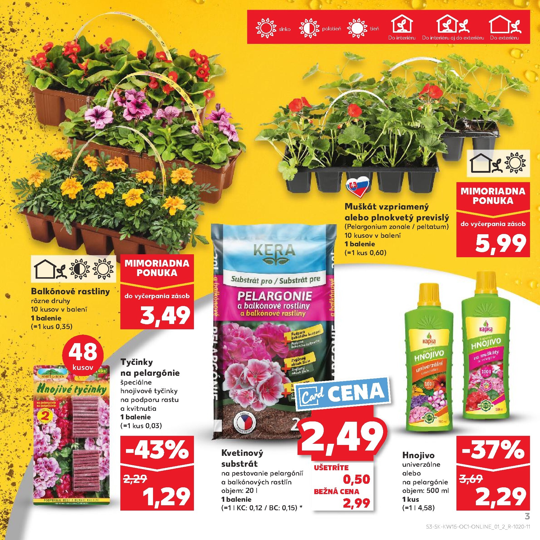 kaufland - Leták Kaufland - Exteriér v rozkvete platný od 09.04.2026 do 06.05.2026 - page: 3