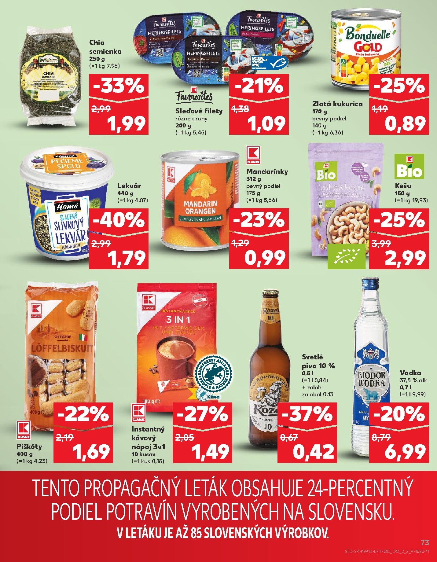 kaufland - Nový leták Kaufland platný od štvrtka, 16.04.2026 do stredy, 22.04.2026 - page: 73