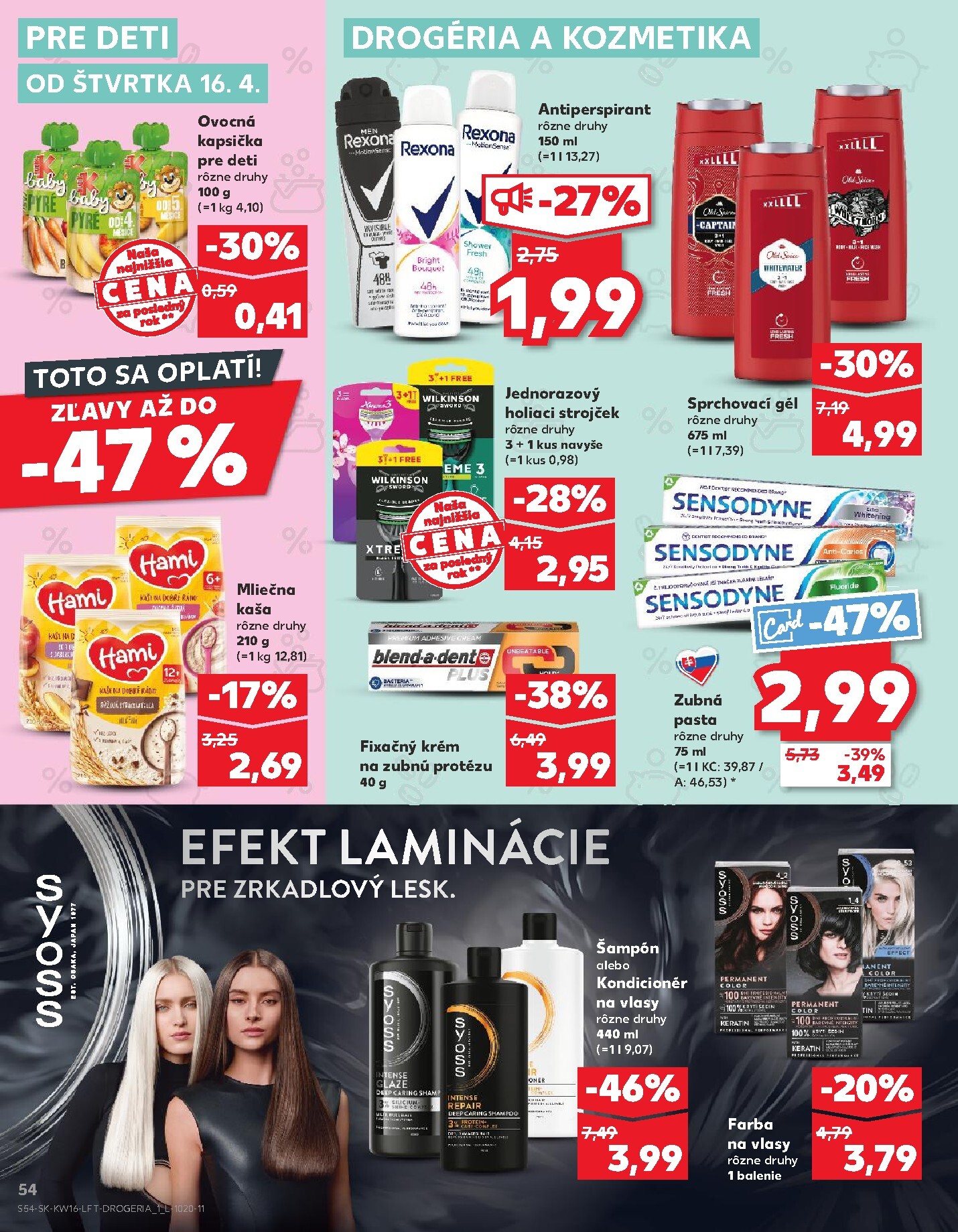 kaufland - Nový leták Kaufland platný od štvrtka, 16.04.2026 do stredy, 22.04.2026 - page: 54