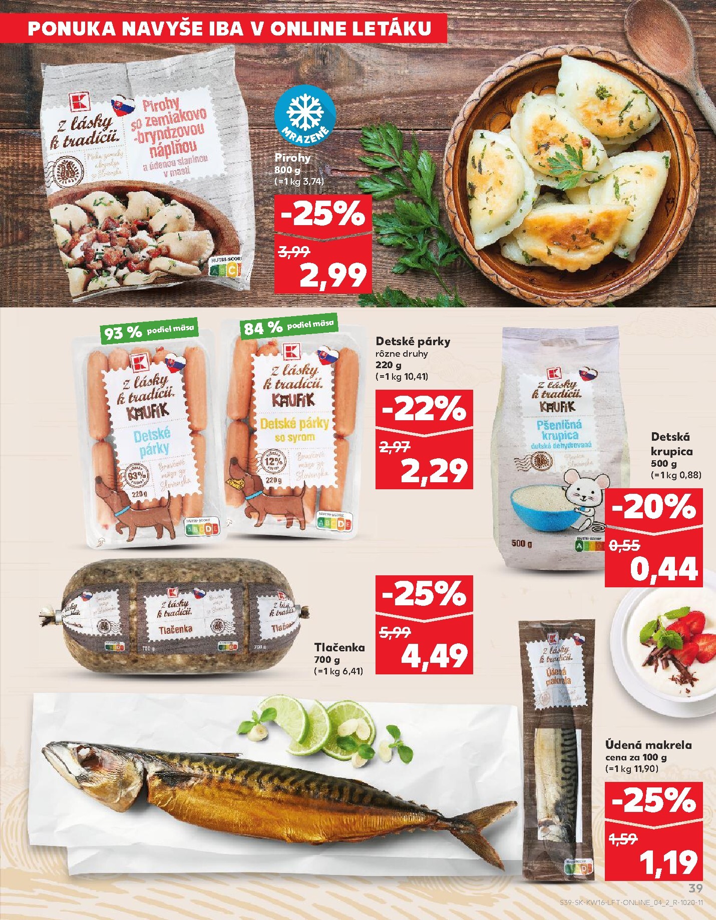 kaufland - Nový leták Kaufland platný od štvrtka, 16.04.2026 do stredy, 22.04.2026 - page: 39