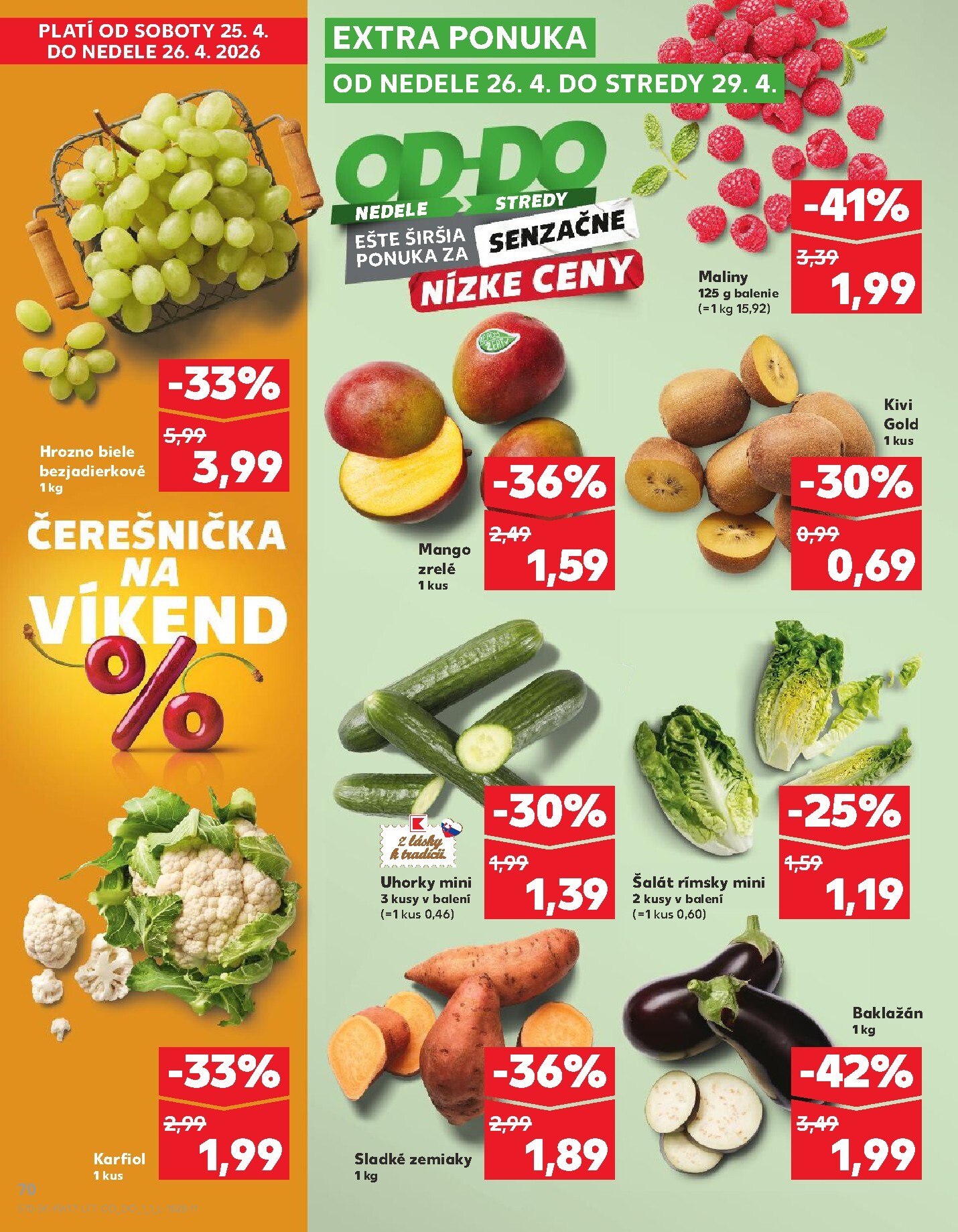 kaufland - Nový leták Kaufland od štvrtka, 23.04.2026 do stredy, 29.04.2026 - page: 70