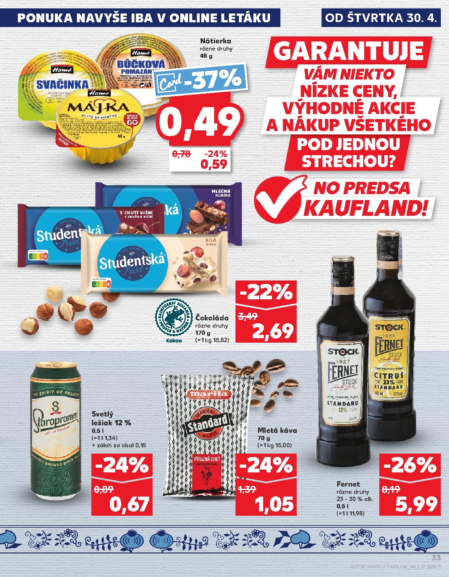 kaufland - Nový leták Kaufland od štvrtka, 30.04.2026 do stredy, 06.05.2026 - page: 33