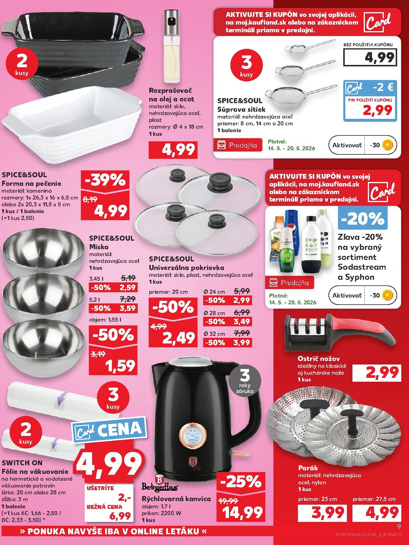kaufland - Nový leták Kaufland - Ponuka týždňa od štvrtka, 14.05.2026 do stredy, 20.05.2026 - page: 9