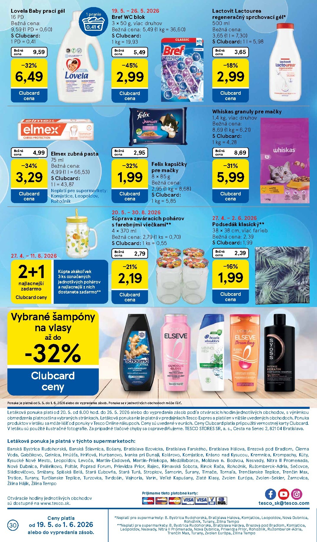 tesco - Nový Tesco supermarket leták od stredy, 20.05.2026 do utorka, 26.05.2026 - page: 30